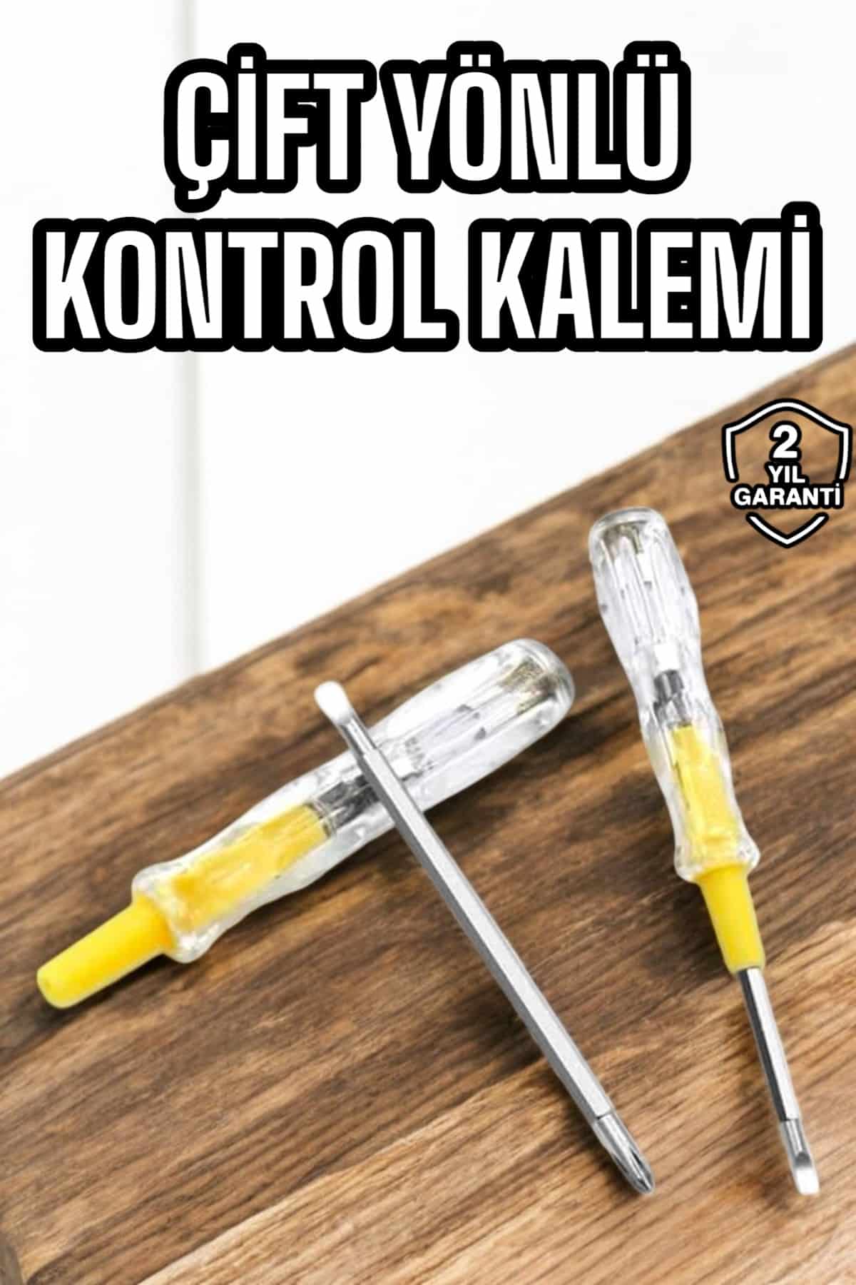 Kontrol Kalemi Nikel Kaplama Çift Başlıklı Test Cihazı - Lisinya