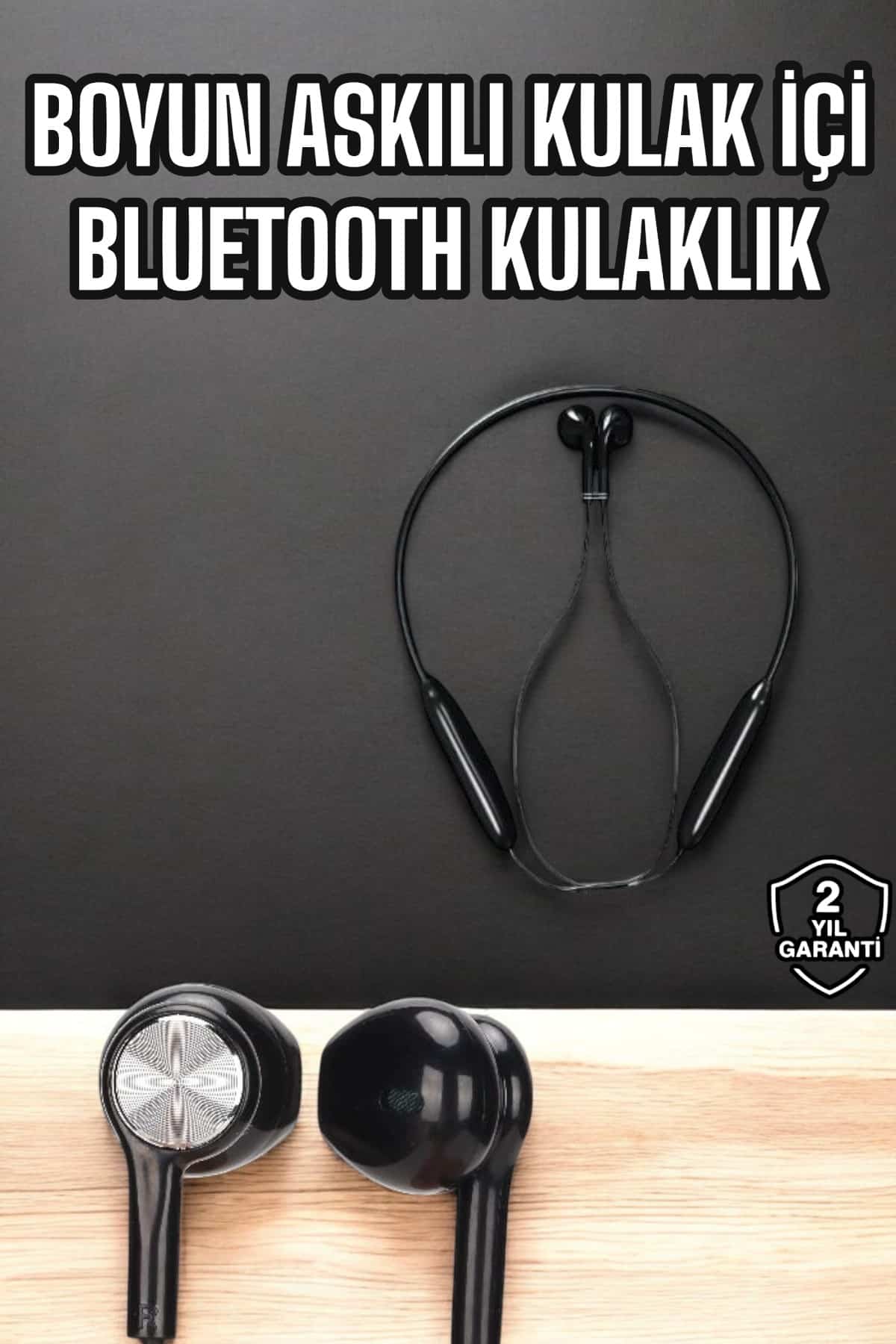 Kablolu Boyun Askılı Dijital Göstergeli Bluetooth Kulaklığı 60 Saat - Lisinya Kablolu Boyun Askılı Dijital Göstergeli Bluetooth Kulaklığı 60 Saat - Lisinya