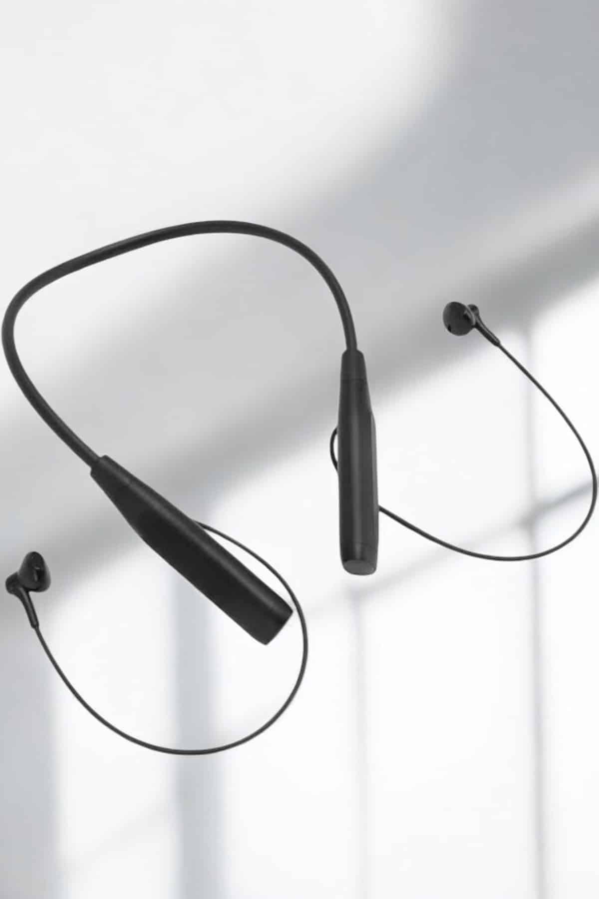 Kablolu Boyun Askılı Dijital Göstergeli Bluetooth Kulaklığı 60 Saat - Lisinya