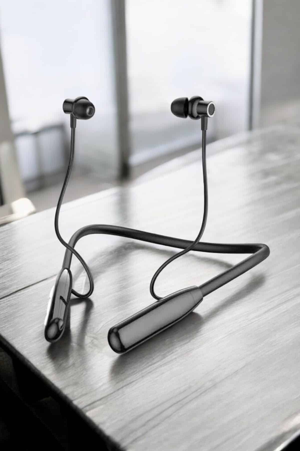 Boyun Bantlı Bluetooth Kulaklık Yüksek Ses Kaliteli 100 Saat Kulaklık - Lisinya