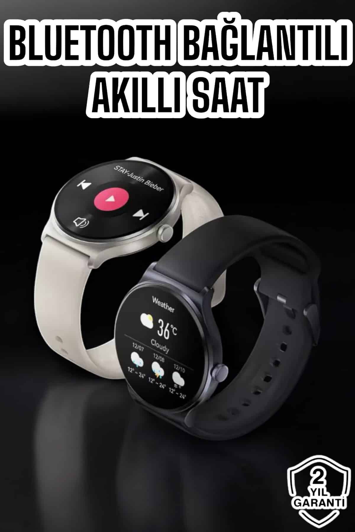 Akıllı Saat Sesli Görüşme Bluetooth Bağlantılı 3 Kordonlu - Lisinya
