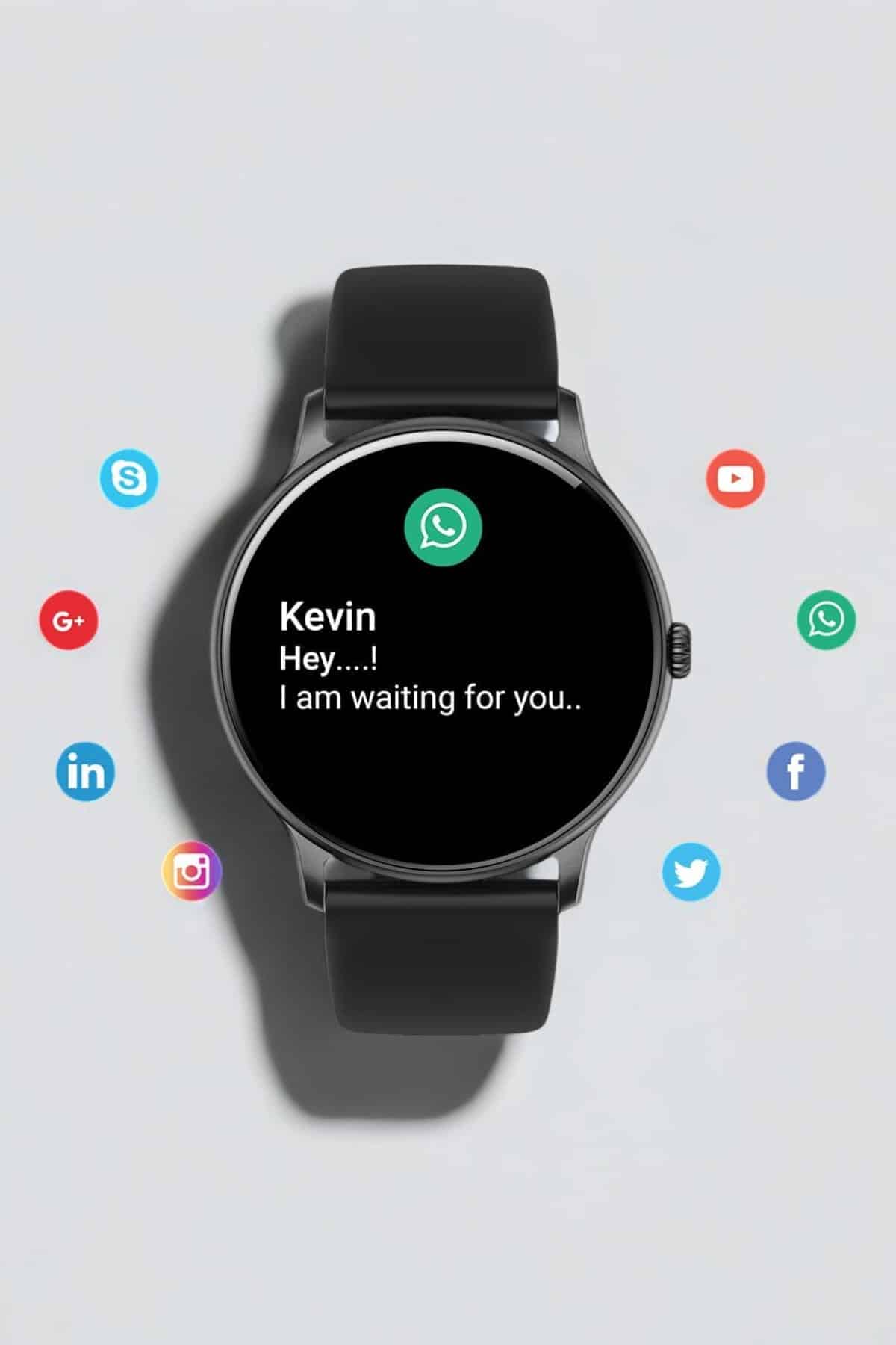 Akıllı Saat Çok Fonksiyonlu Sesli Görüşme NFC Uyumlu Amoled Ekran - Lisinya