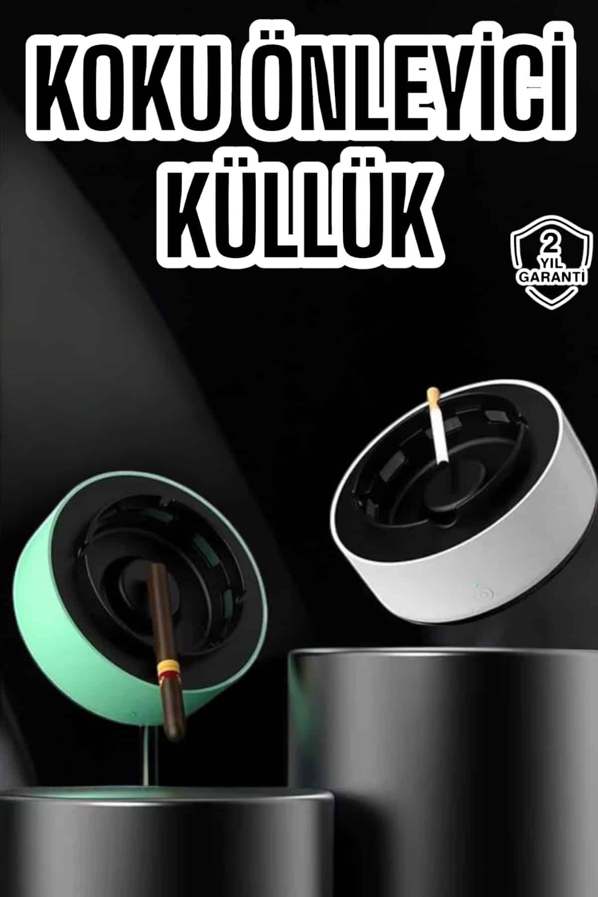 Dumanı Içine Çeken Küllük Kokuyu Hapseden Küllük Akıllı Kokusuz Küllük - Lisinya