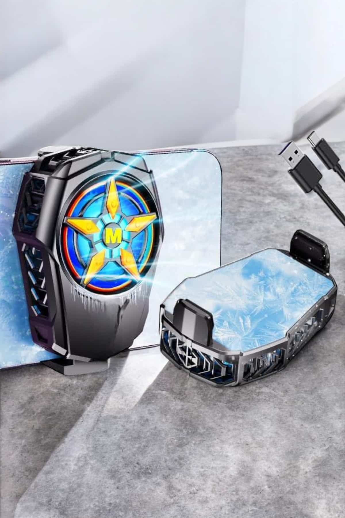 Fanlı Radyatör Soğutucu Telefon Soğutucu Tüm Telefonlara Uyumlu - Lisinya