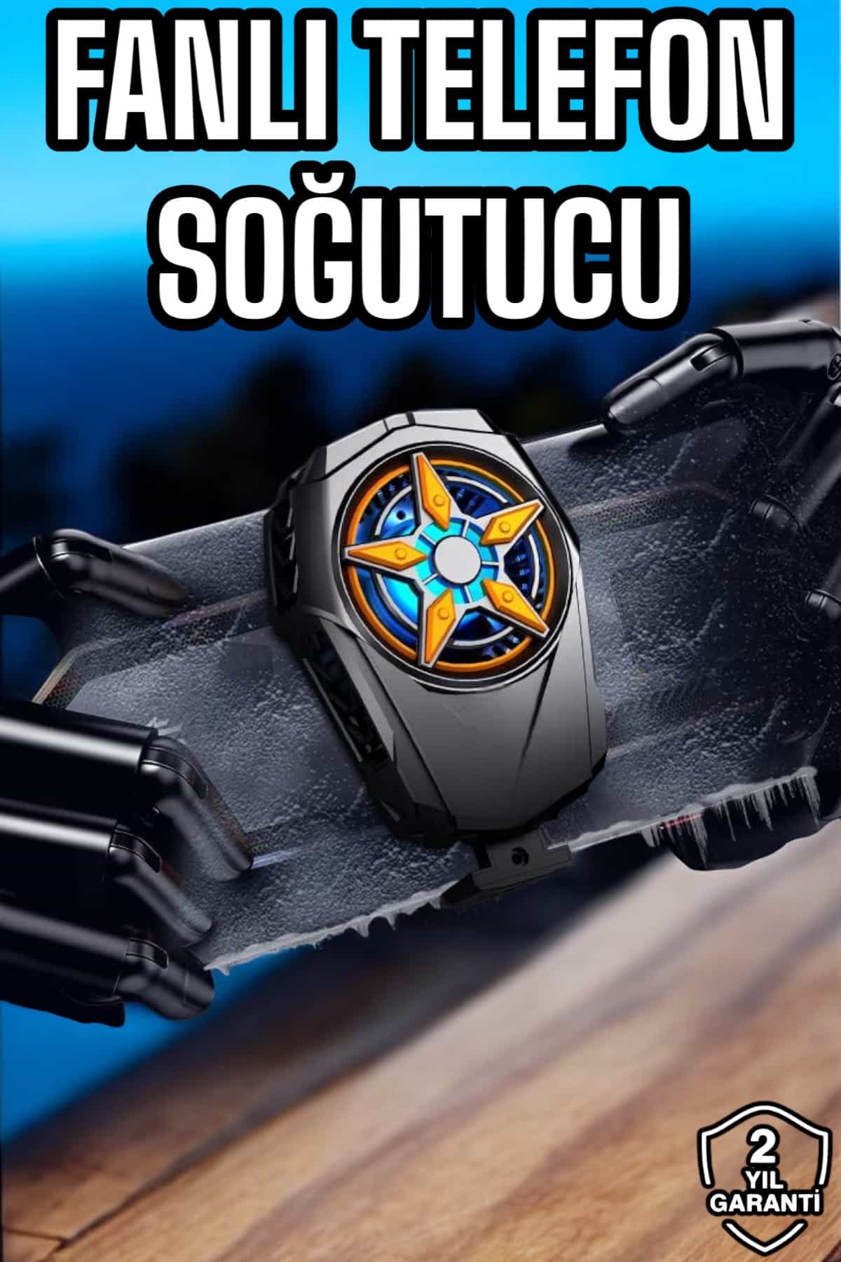 Fanlı Radyatör Soğutucu Telefon Soğutucu Tüm Telefonlara Uyumlu - Lisinya