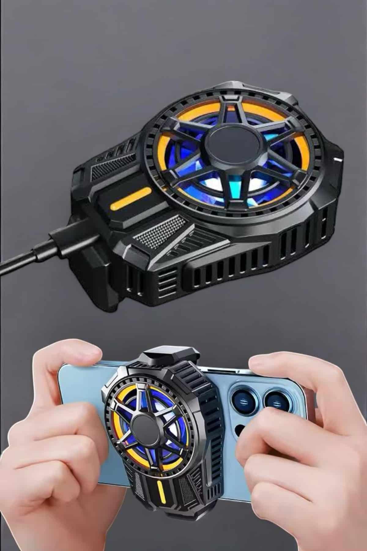 Fanlı Radyatör Soğutucu Telefon Soğutucu Tüm Telefonlara Uyumlu - Lisinya