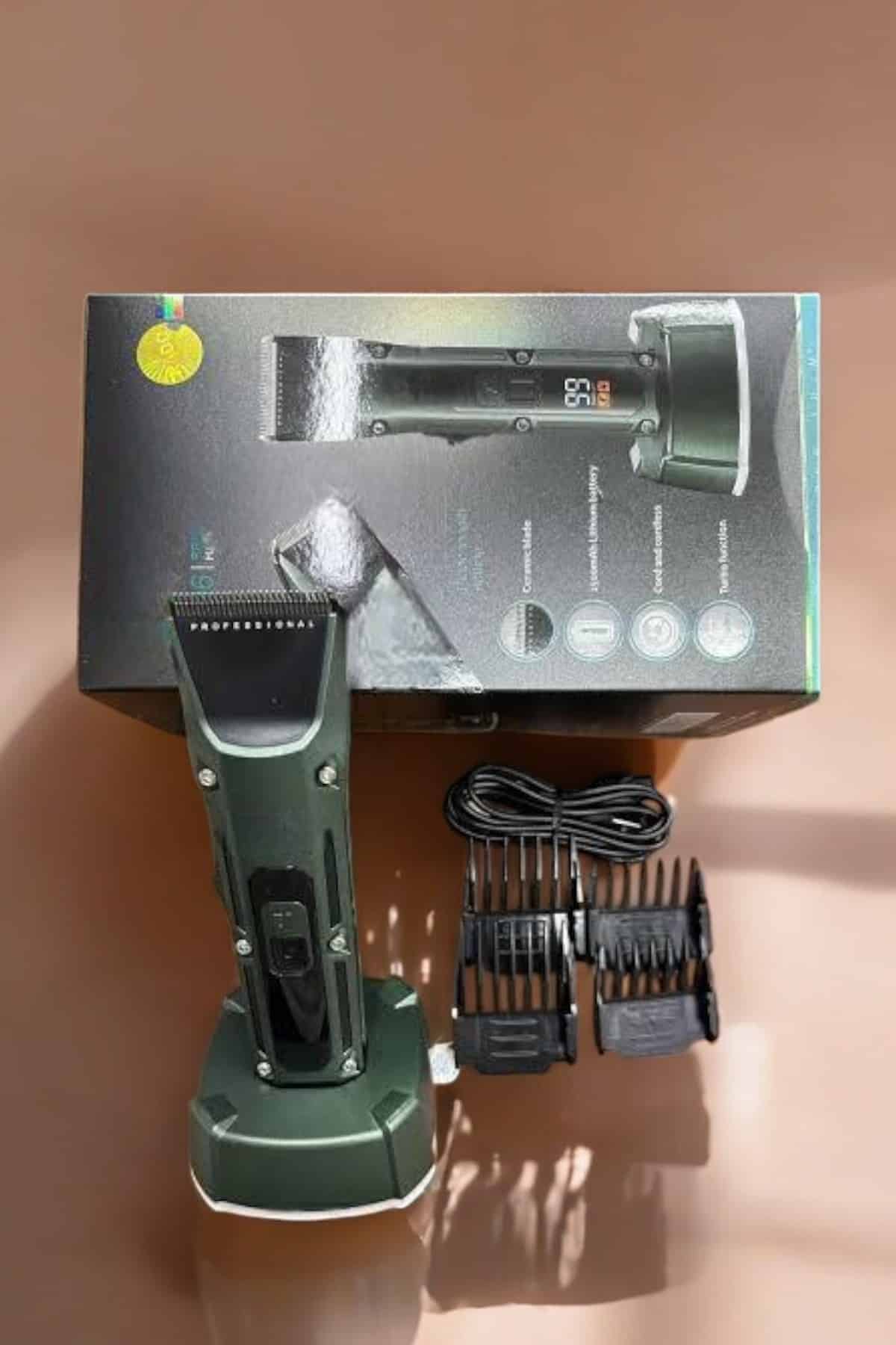 Tıraş Makinesi Dijital Göstergeli Turbo Motor Paslanmaz Çelik - Lisinya