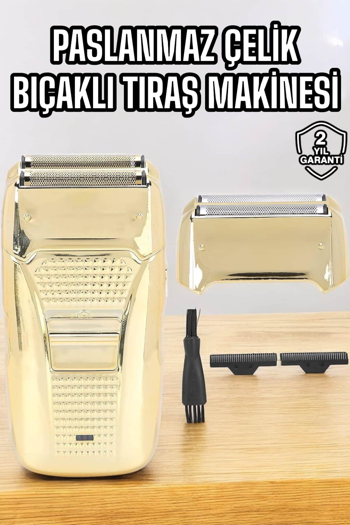 Tıraş Makinesi Paslanmaz Çelik Şarjlı Taşınabilir - Lisinya