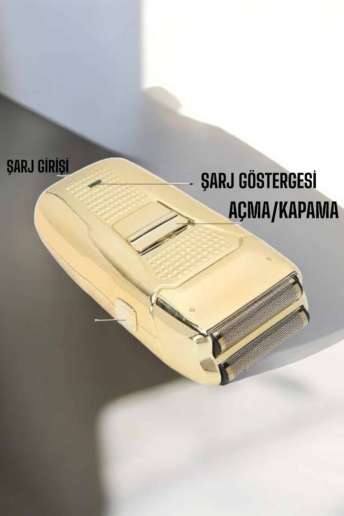 Tıraş Makinesi Saç Sakal ve Vücut Tıraşı Uygun Uzun Ömürlü - Lisinya