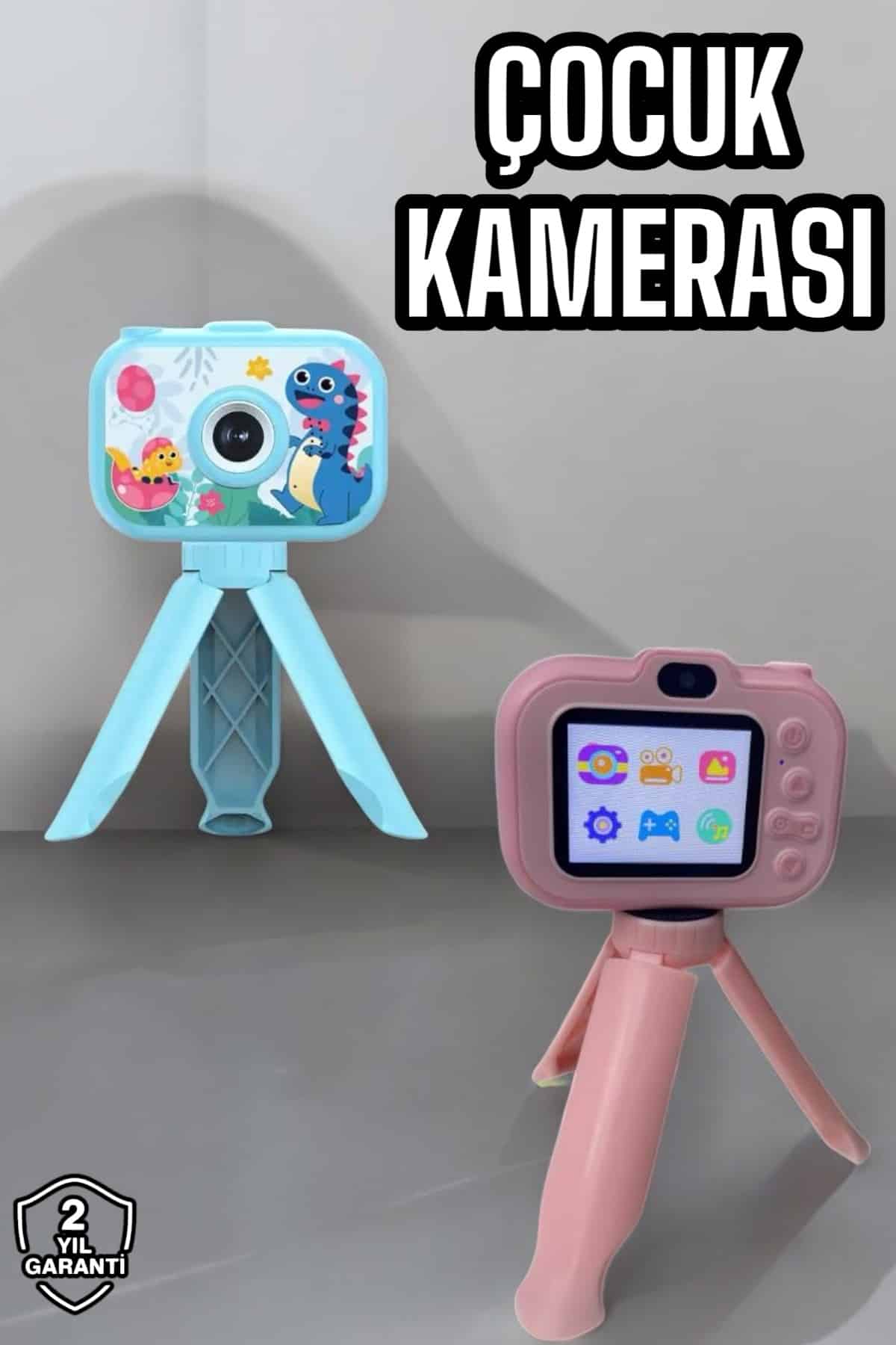 Ayaklı Mini Fotoğraf Makinesi Çocuk Için Eğitici Video Kamera - Lisinya