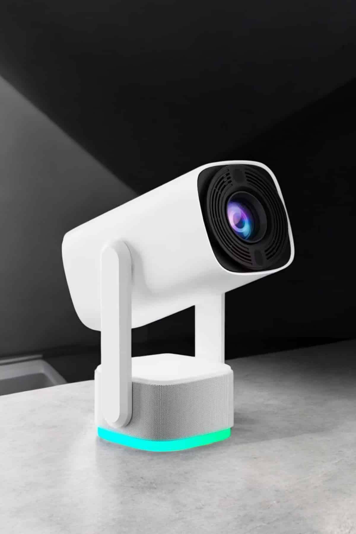 Şarjlı Projeksiyon Oyun Sinema Projektörü 4K HD Görüntü Kaliteli - Lisinya