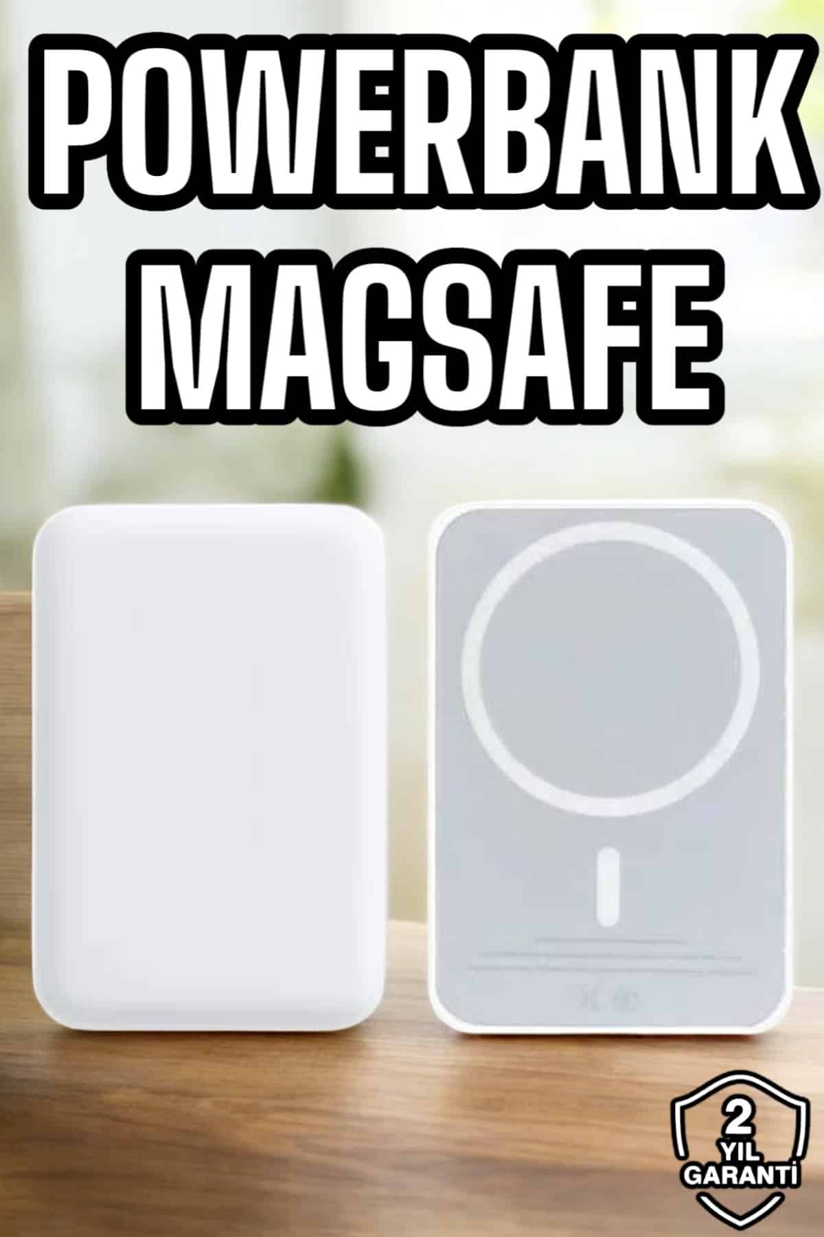 Magsafe Kablosuz Batarya Yüksek Performanslı Manyetik Tasarım Hızlı Şarj - Lisinya