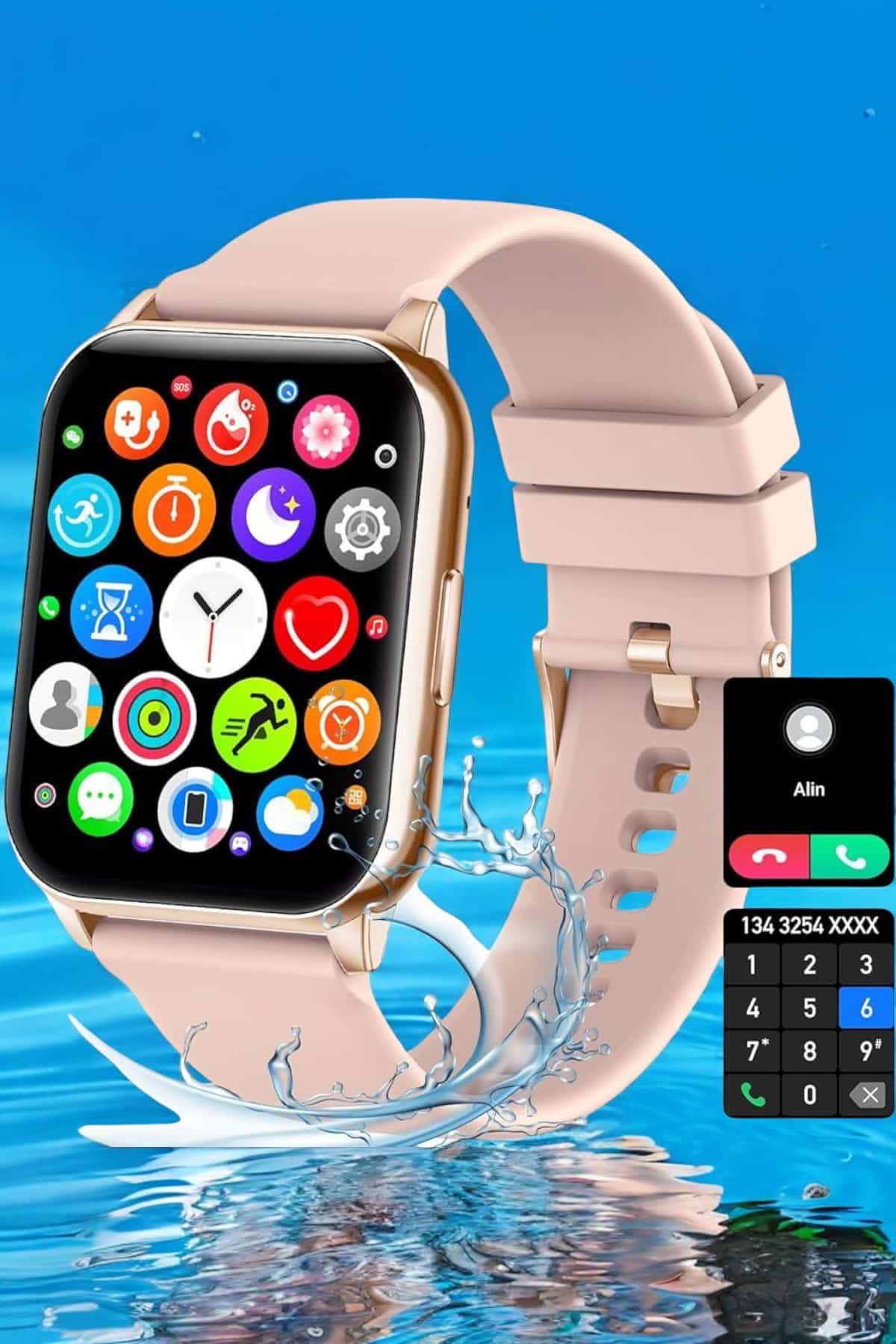 Akıllı Saat Amoled Ekran 3 Kordonlu Aksesuar Hediyeli Sesli Görüşme - Lisinya