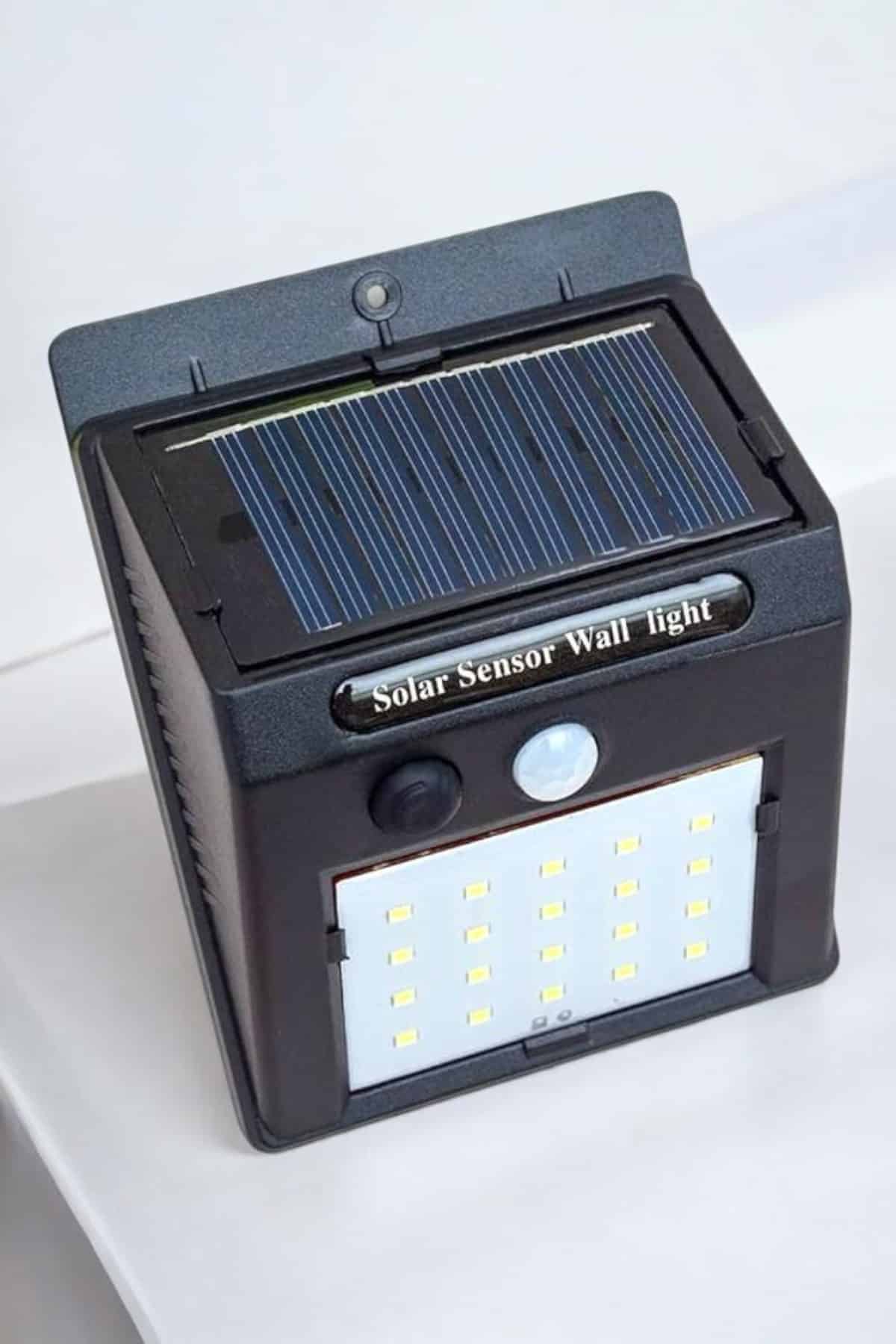 Solar Lamba Giriş, Bahçe Yol Avlu Hareket Sensörlü Led Parlak Gece Su Geçirmez - Lisinya