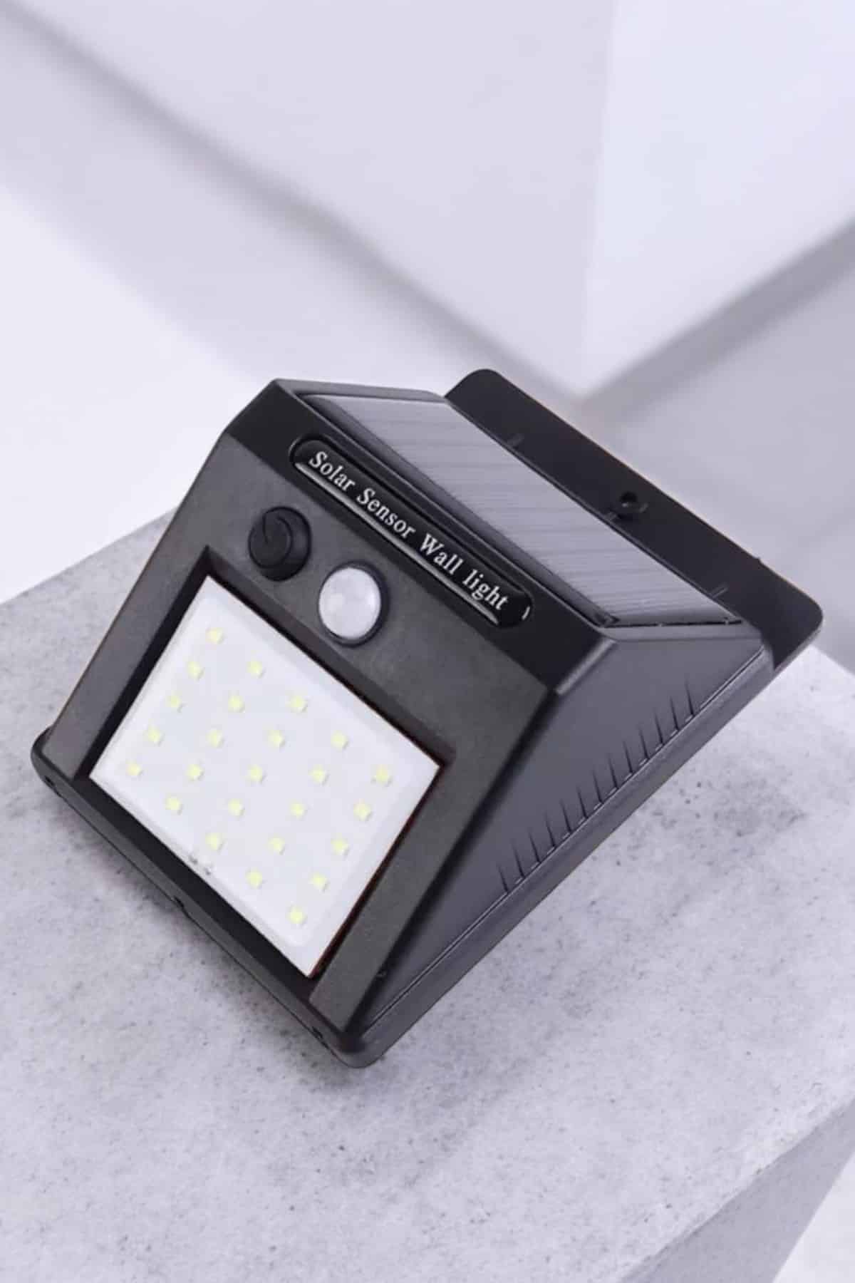 Güneş Enerjili Bahçe Lambası Solar Gece Aydınlatma Sensörlü Lamba - Lisinya