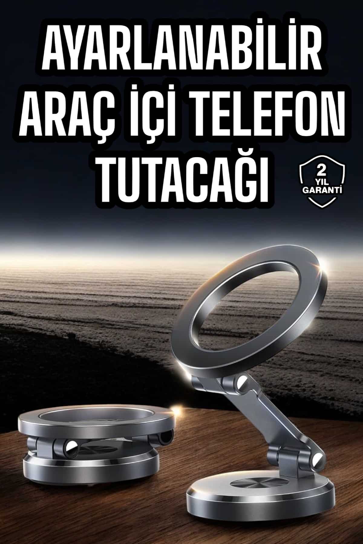 Araç İçi Telefon Tutacağı Manyetik Tasarım Ayarlanabilir - Lisinya