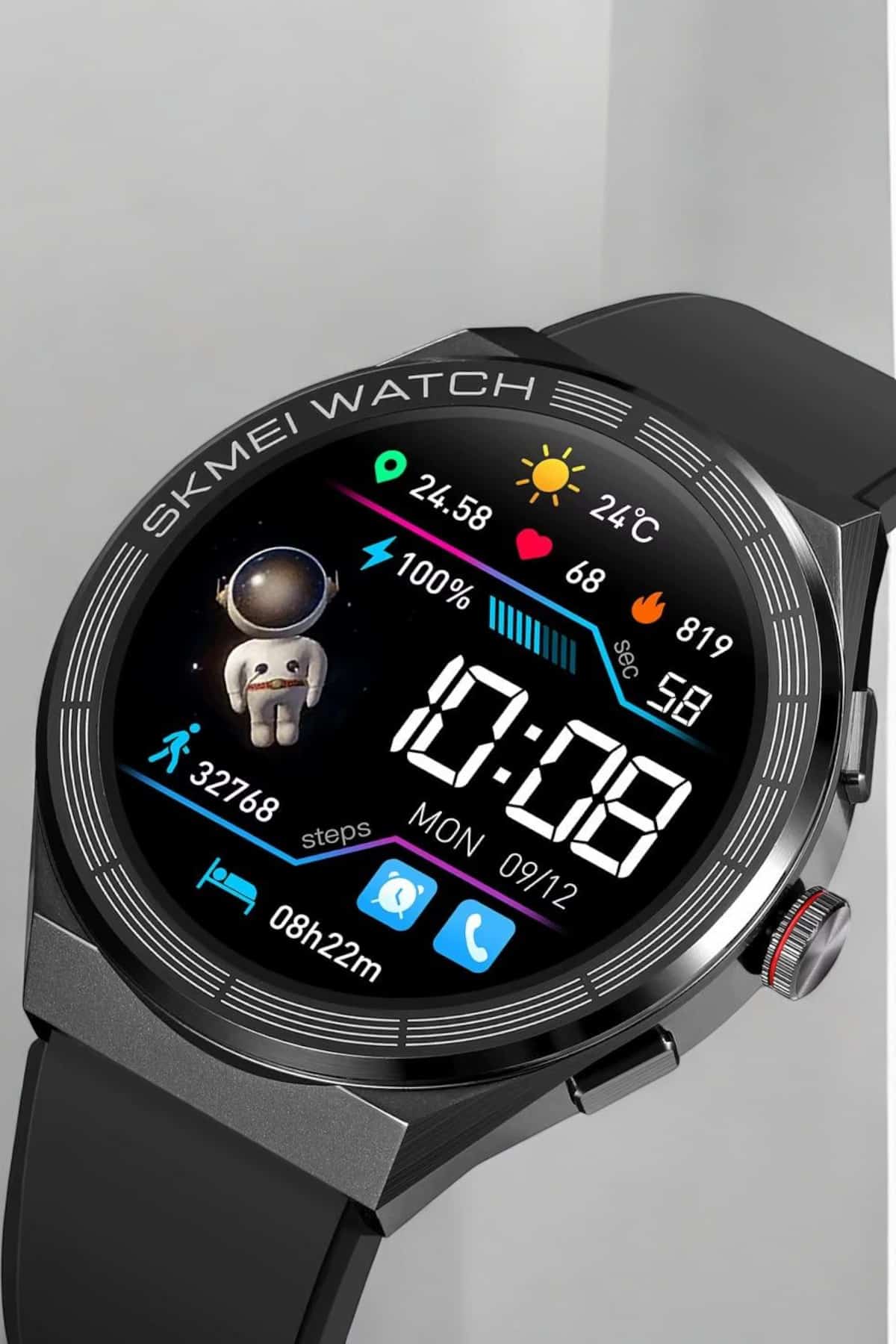 Bluetooth Bağlantılı Akıllı Saat Tüm Telefonlara Uyumlu Değiştirilebilir Kordon - Lisinya