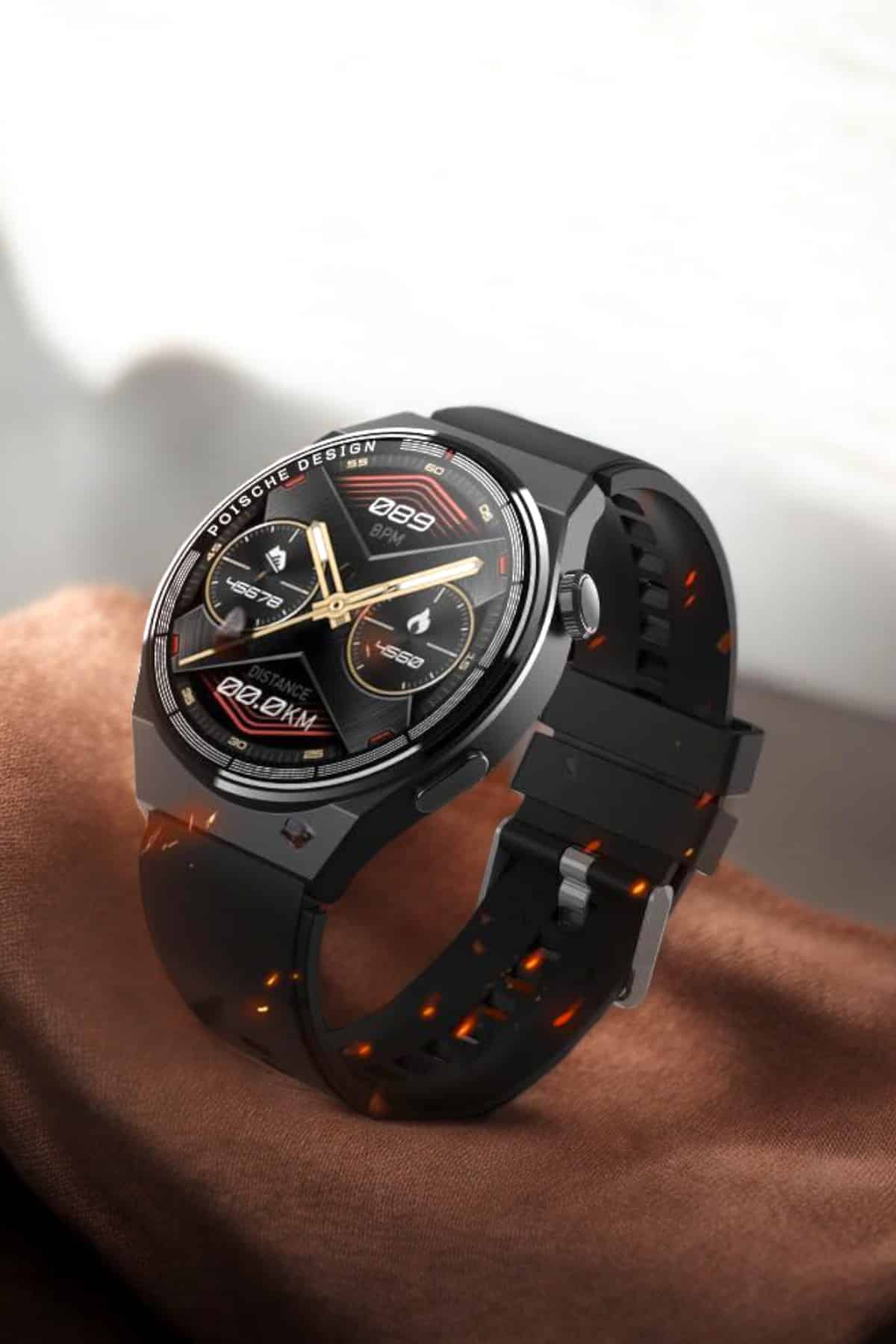 Akıllı Saat Dokunmatik Ekran Sesli Görüşme ve Bildirim Görme Sağlık Takibi - Lisinya