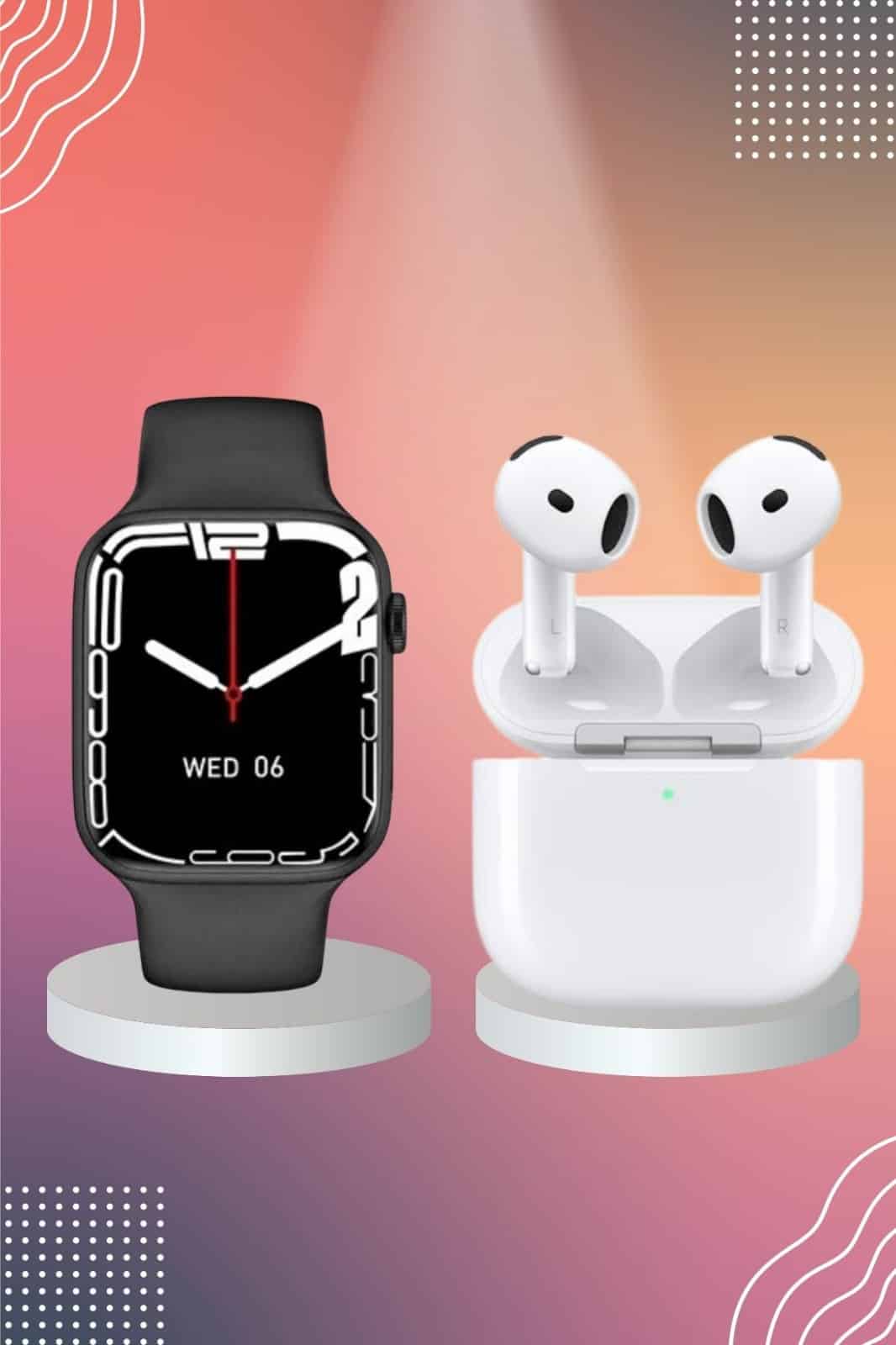 3.Nesil TWS Bluetooth Kulaklık ve Dokunmatik Ekran Akıllı Saat Sesli Görüşme - Lisinya