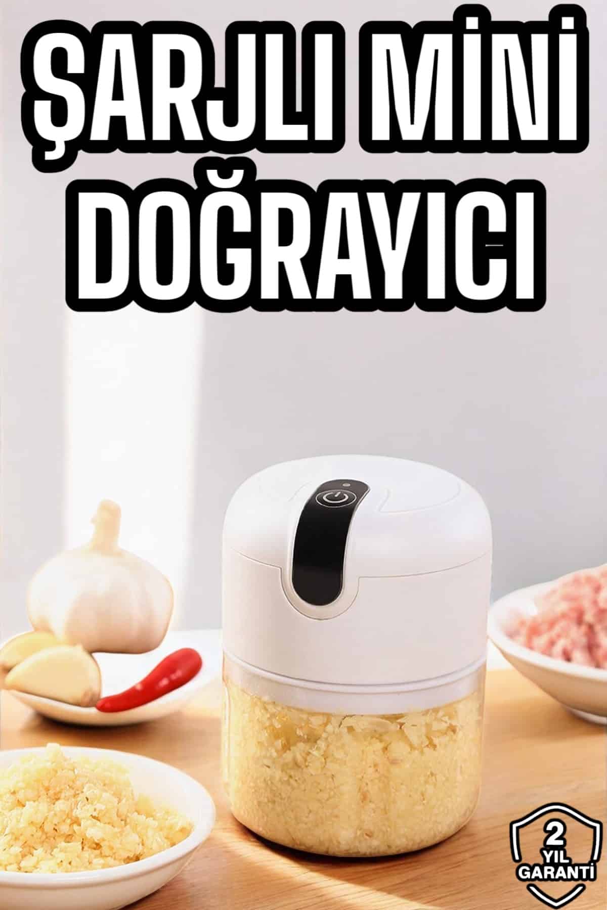 El Rondosu Mini Şarjlı Doğrayıcı Taşınabilir 250 ml - Lisinya