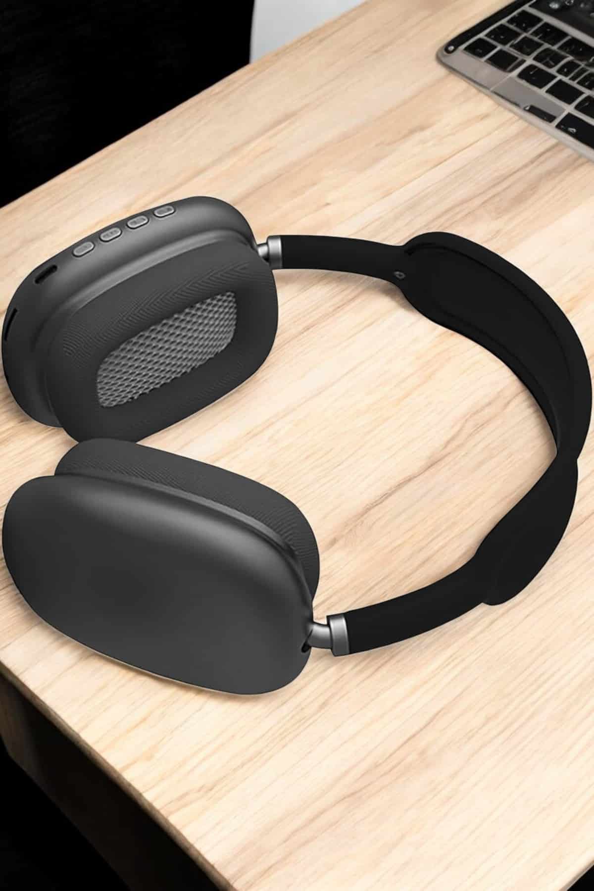 P9 Plus Kulaklık Siyah Bluetooth Bağlantılı Kulak Üstü Kablosuz - Lisinya