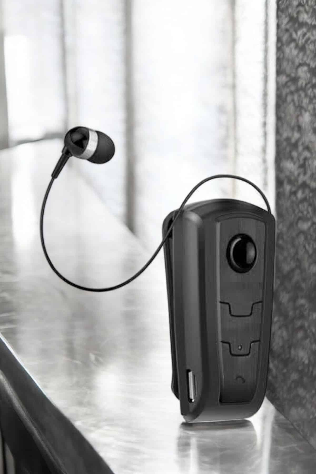 Makaralı Bluetooth Kulaklık Kulak İçi Android iOS Uyumlu Titreşimli - Lisinya