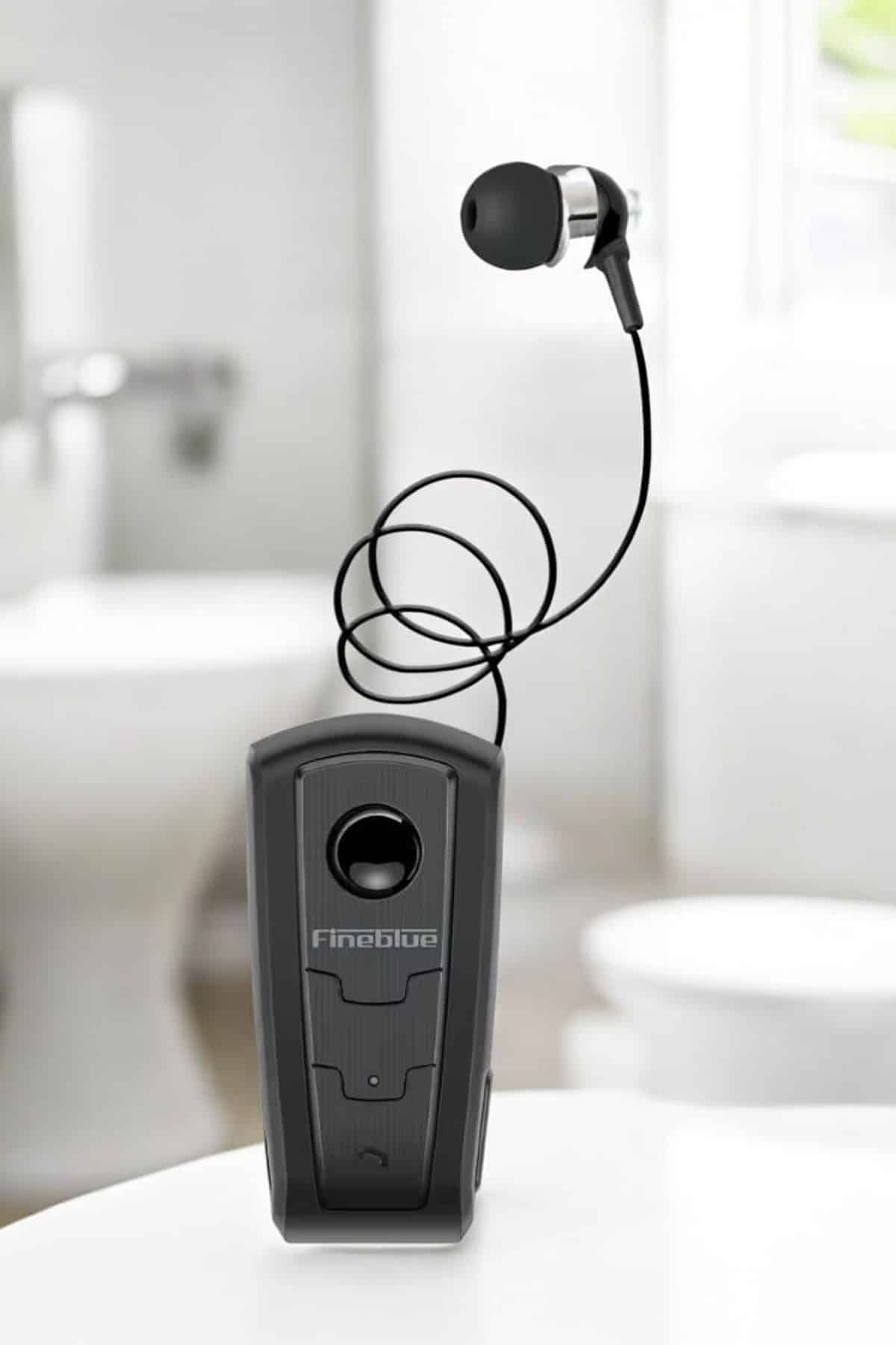 Makaralı Bluetooth Kulaklık Çağrı Cevaplama Kablolu Uzun Pil Ömrü - Lisinya