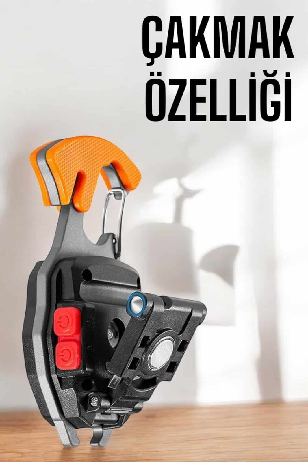 yeni nesil Kamp Feneri Çok Fonksiyonlu Fener Anahtarlık Usb Çakmaklı Cam Kırıcı Kemer Kesici Açacak - Lisinya