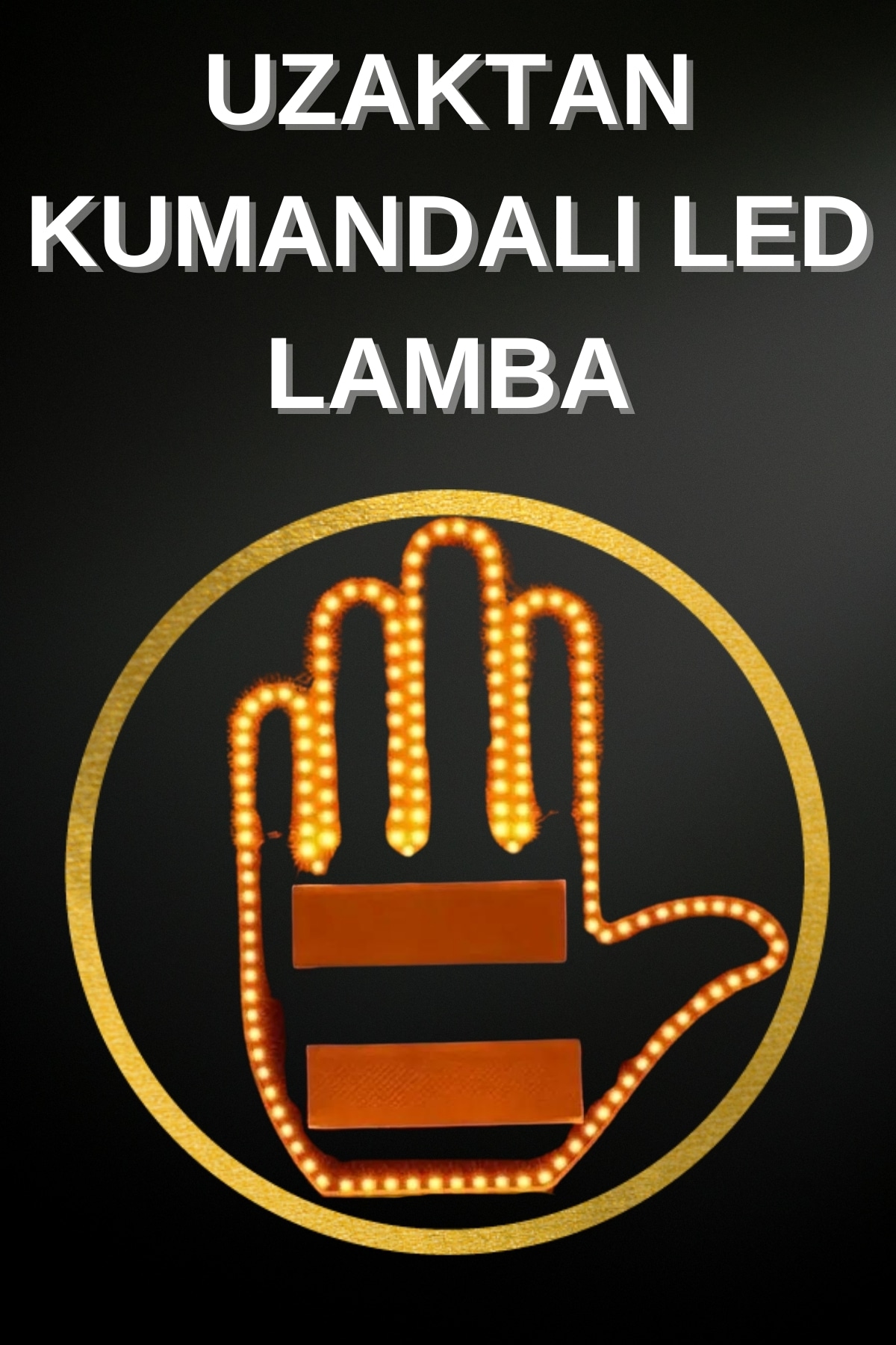 Led Işık El İşareti Araç Camı İçin Uzaktan Kumandalı - Lisinya