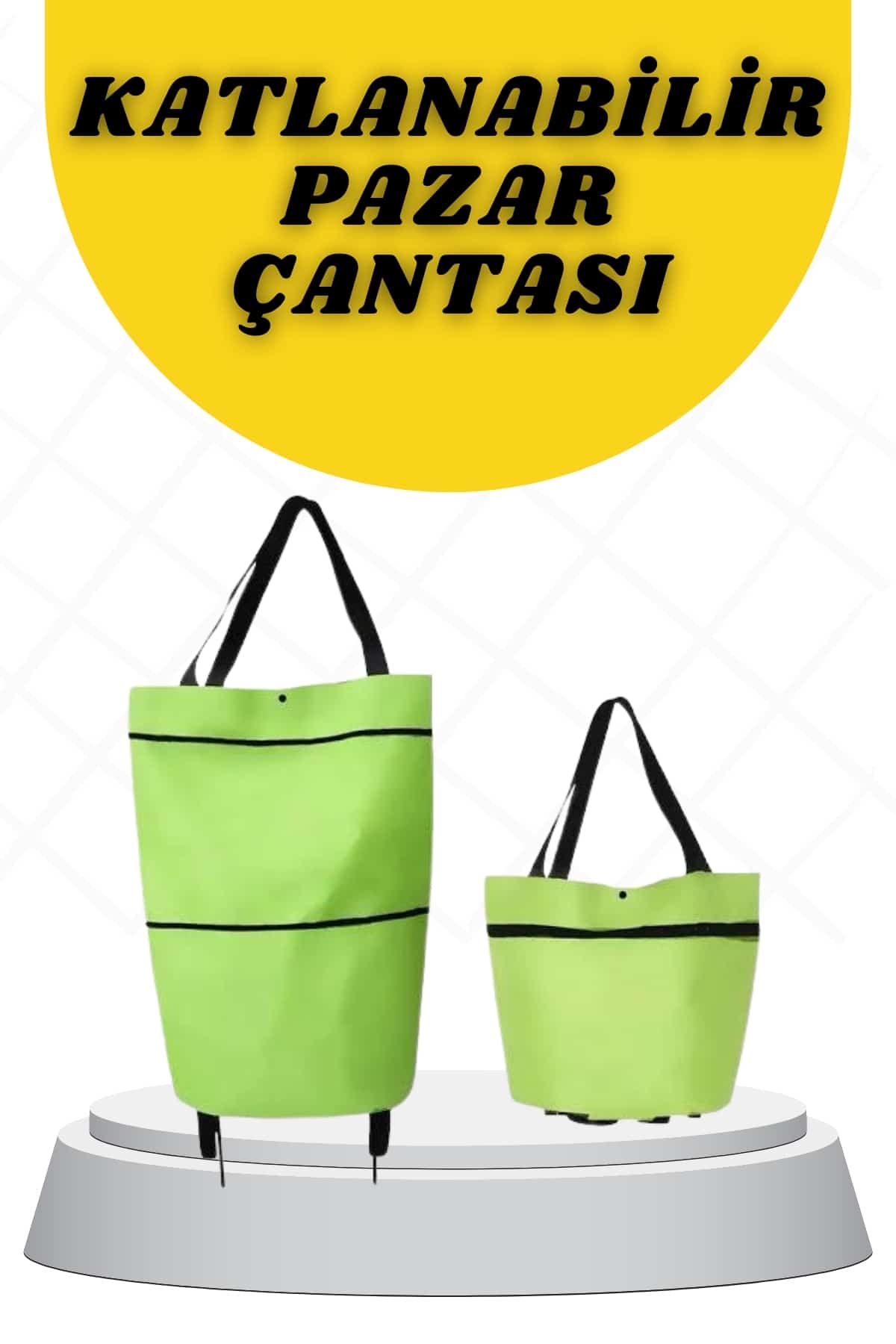 Katlanabilir Tekerlekli Alışveriş Çantası Pratik ve Detaylı Pazar Arabası - Lisinya Katlanabilir Tekerlekli Alışveriş Çantası Pratik ve Detaylı Pazar Arabası - Lisinya