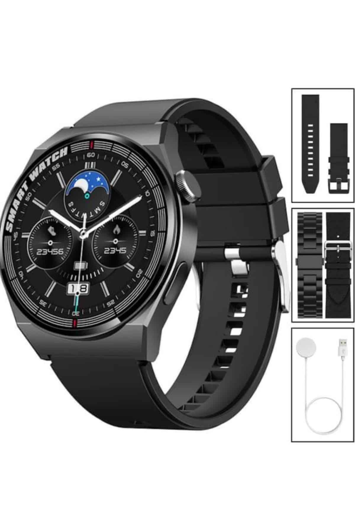 En Çok Tercih Edilen Akıllı Saat Amoled Ekran Nabız Sensörü GPS Uyumlu Adımsayar - Lisinya