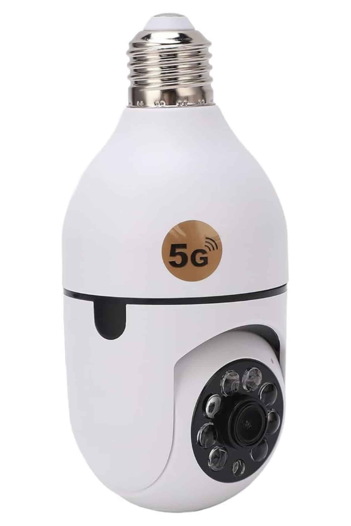 Ev Kamerası Wifi Kamerası Gece Görüşlü Akıllı Ampül Kamera - Lisinya