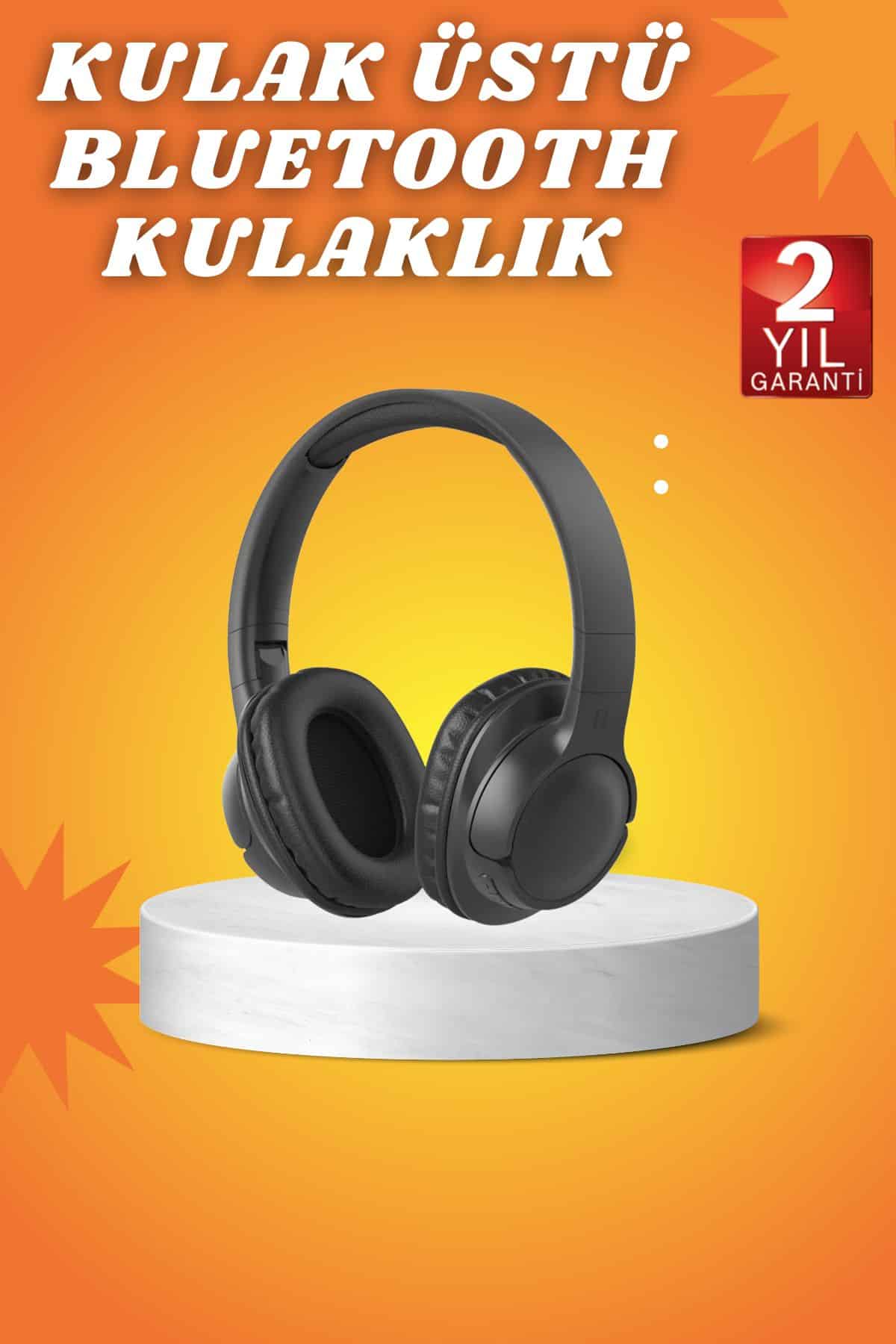 Kablosuz Bluetooth Kulaklık Kulak Üstü Mikrofonlu 5.0 Bluetooth ANC Özelliği - Lisinya