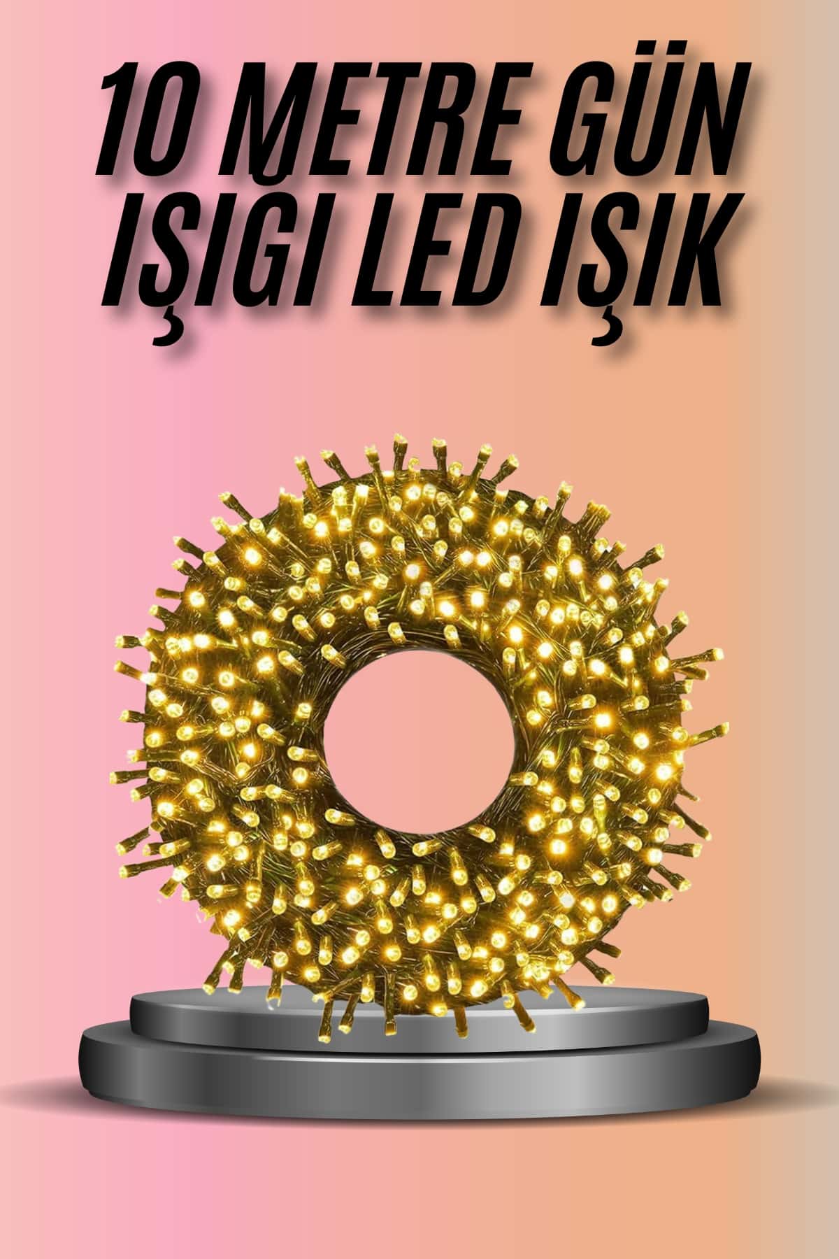 Dekoratif Aydınlatma Ampüllü 10 Metre Gün Işığı Şerit Led - Lisinya Dekoratif Aydınlatma Ampüllü 10 Metre Gün Işığı Şerit Led - Lisinya