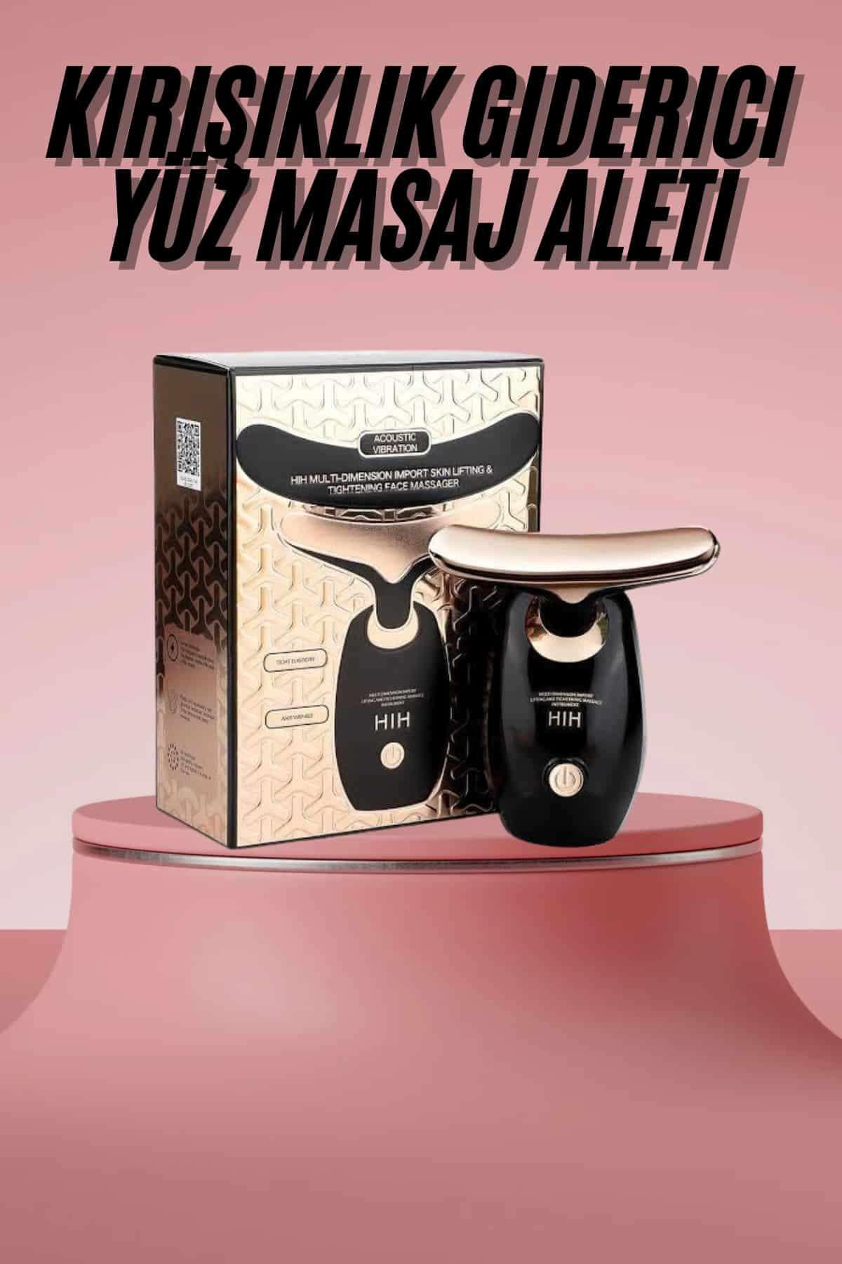 Yüz Ve Boyun Kırşıklık Giderici Ems Güzellik Cihazı Gıdık,Sarkma,Kırışıklık Yüz Masaj Aleti - Lisinya