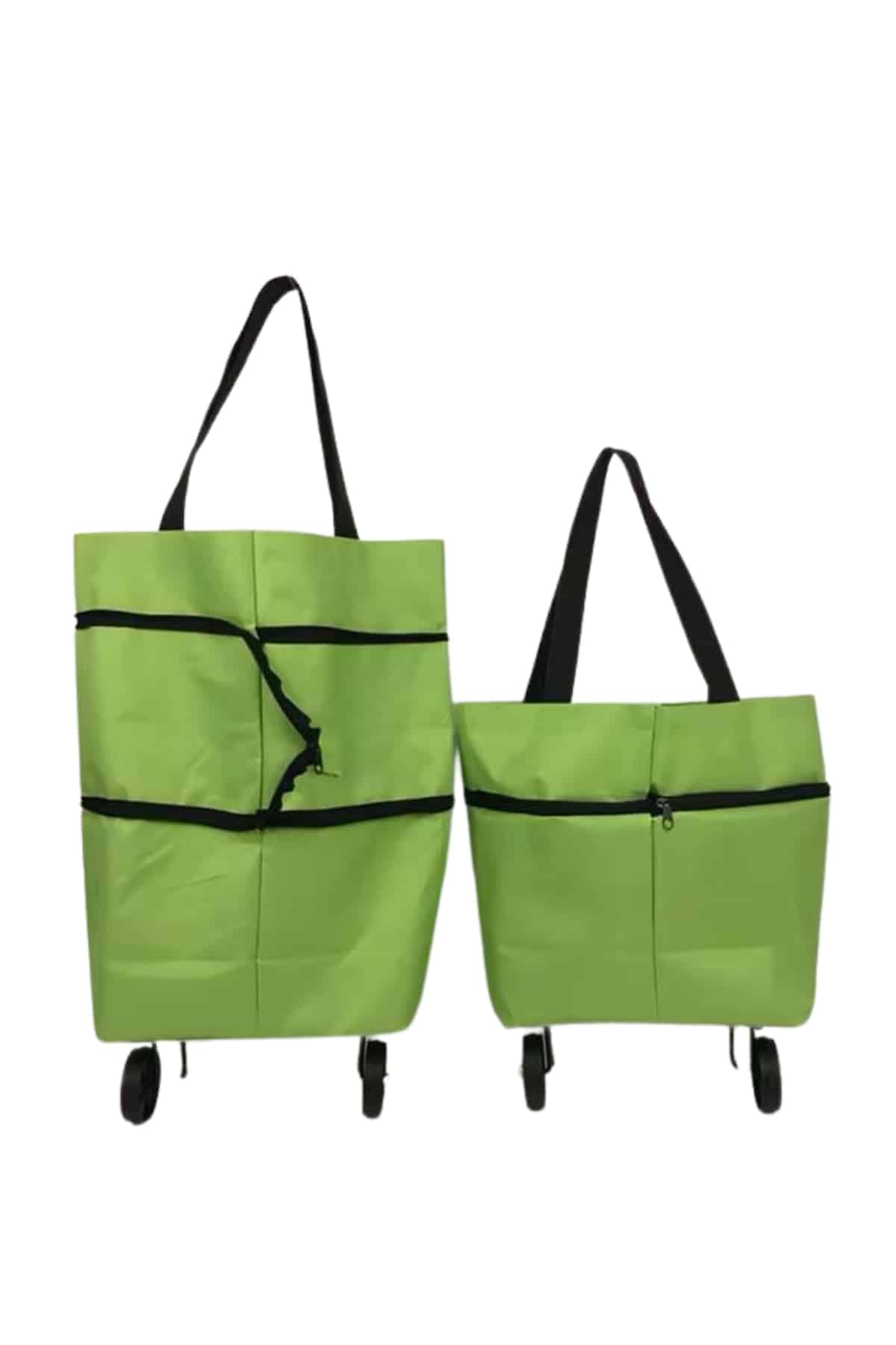 Pazar Çantası Tekerlekli Katlanır Pazar Arabası Çanta Market Alışveriş Arabası - Lisinya