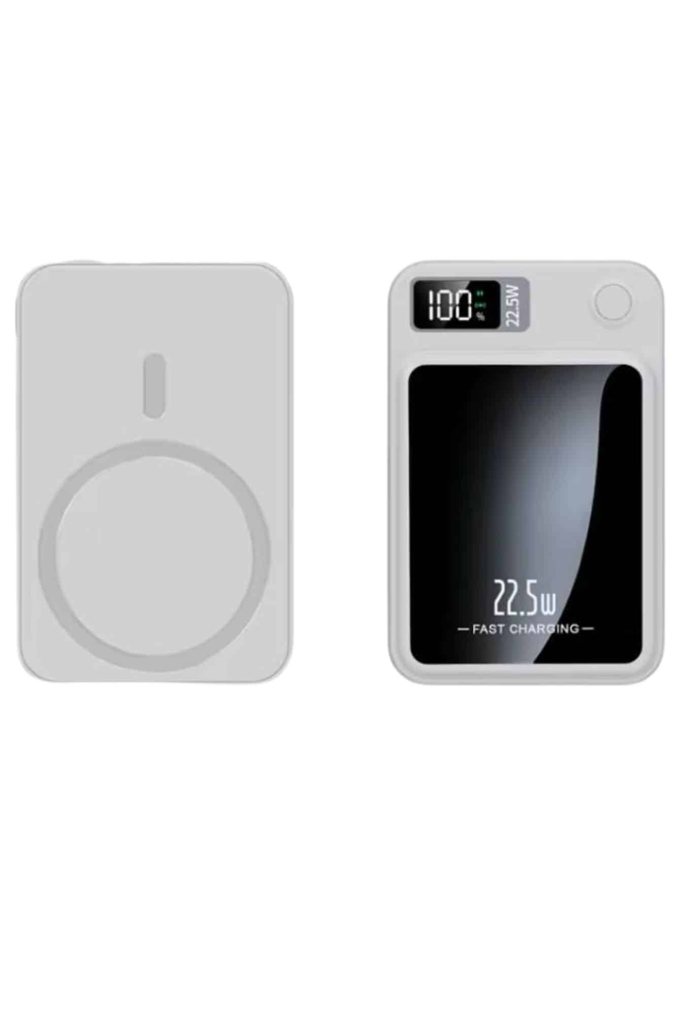 Taşınabilir Şarj Magsafe Powerbank 10.000 mAh Hızlı Şarj Led Göstergeli Kablosuz - Lisinya Taşınabilir Şarj Magsafe Powerbank 10.000 mAh Hızlı Şarj Led Göstergeli Kablosuz - Lisinya