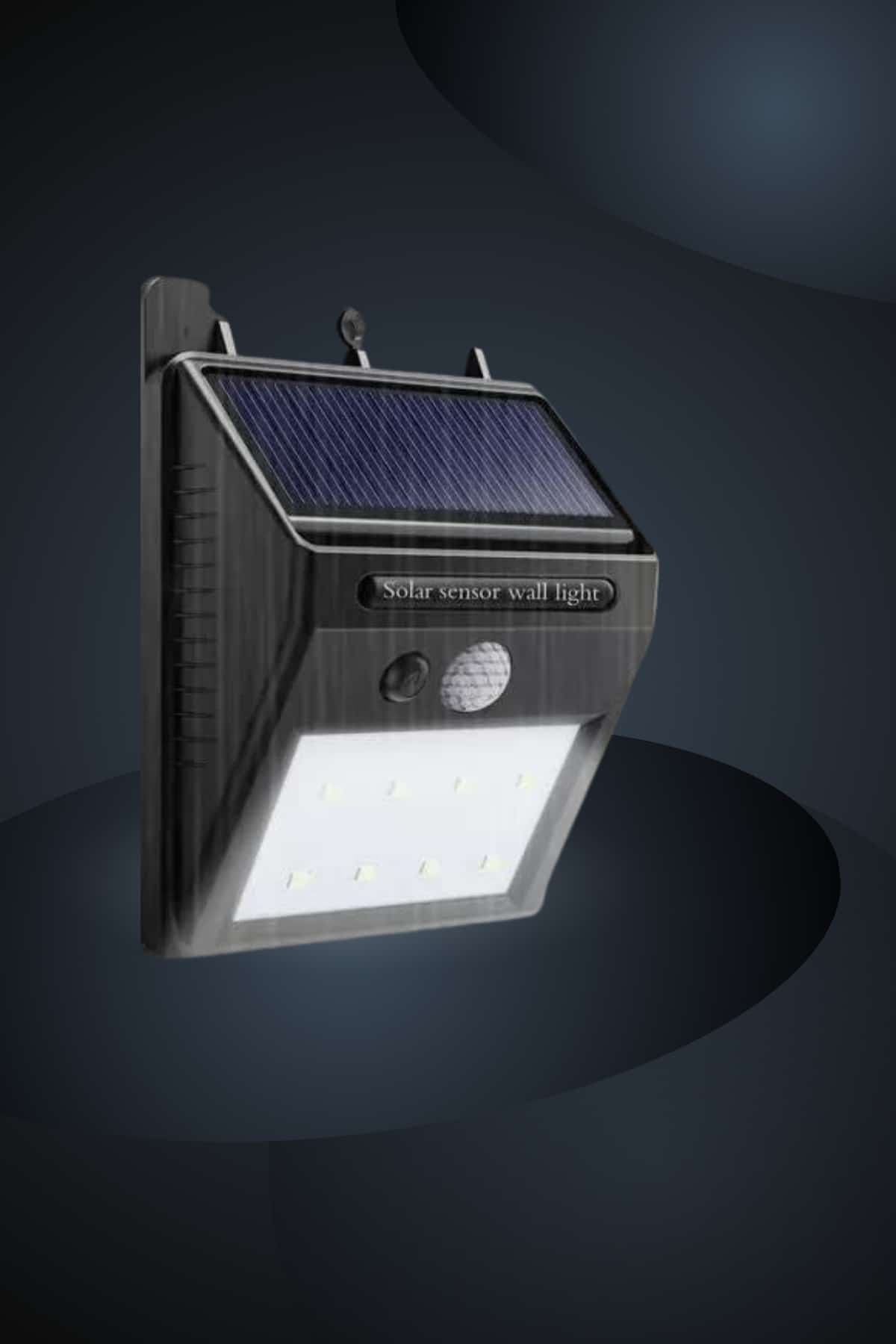 Bahçe Aydınlatma Sensörlü Güneş Enerjili Duvar Lambası 40 Led Işık - Lisinya