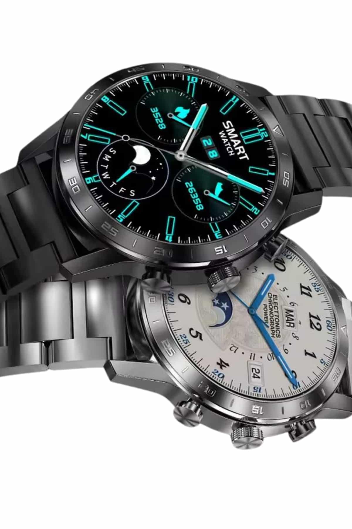 Çağrı Cevaplama Sesli Asistan Çoklu Dil Desteği 5.0 Bluetooth Akıllı Saat - Lisinya