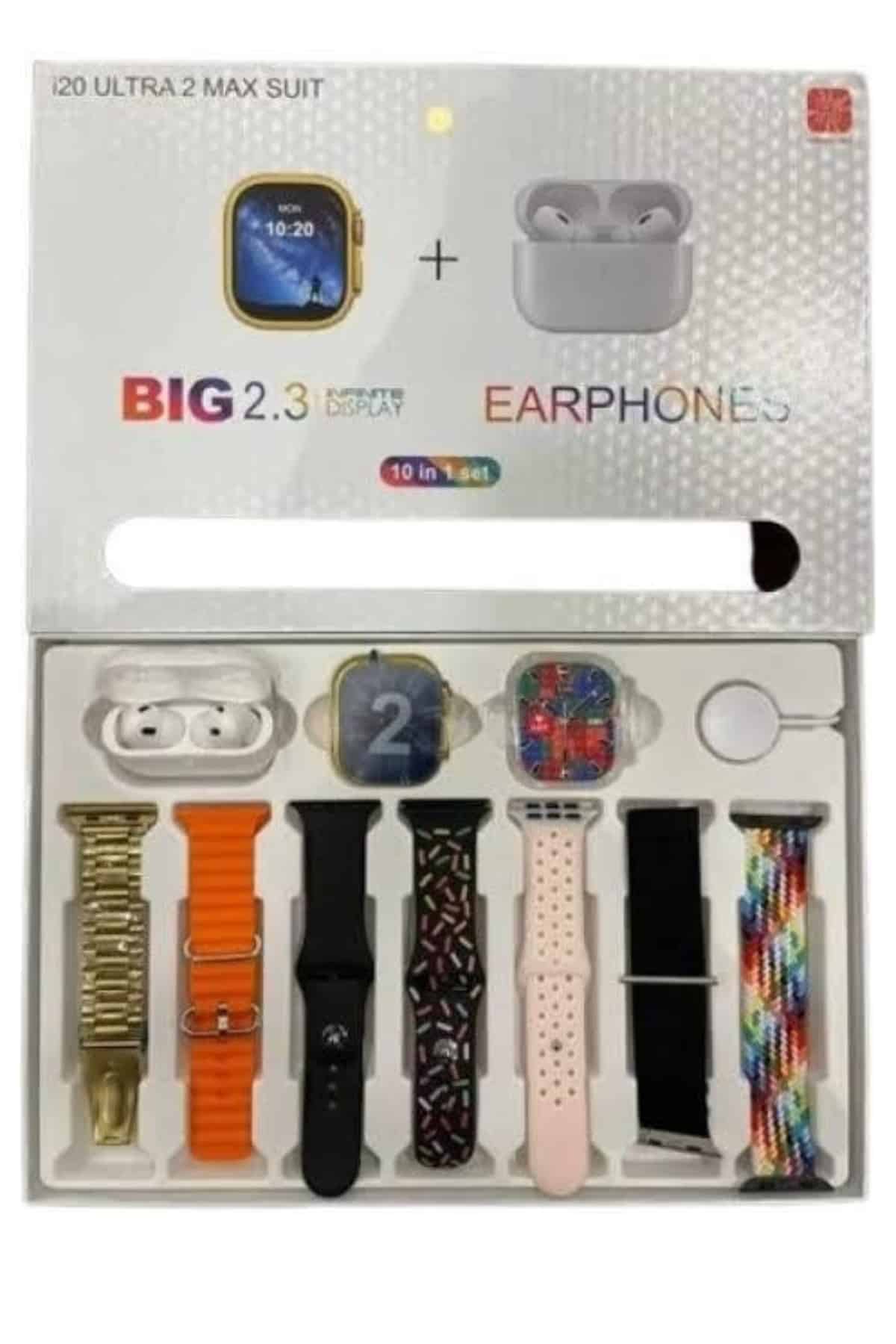 Akıllı Saat Bluetooth Kulaklık Hediyeli Bildirim Görme Sesli Görüşme Çoklu Kordon - Lisinya