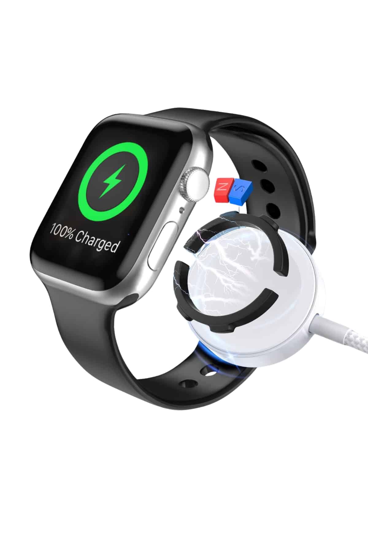 Akıllı Saat Wireless Şarj Yüksek Çözünürlüklü Müzik Dinleme Sesli Cevaplama - Lisinya