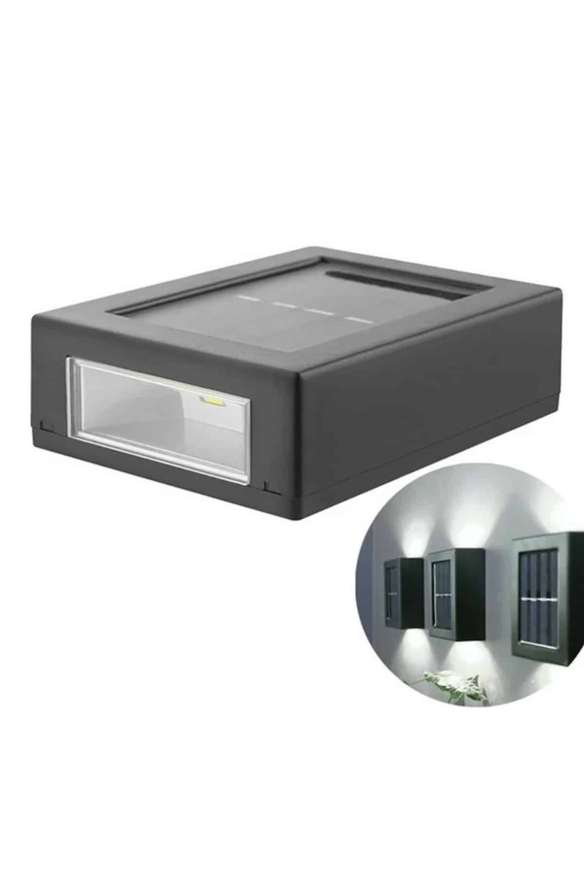 Solar Lamba Dekoratif Aplik Su Geçirmez Led Işıklı Duvar Lambası - Lisinya