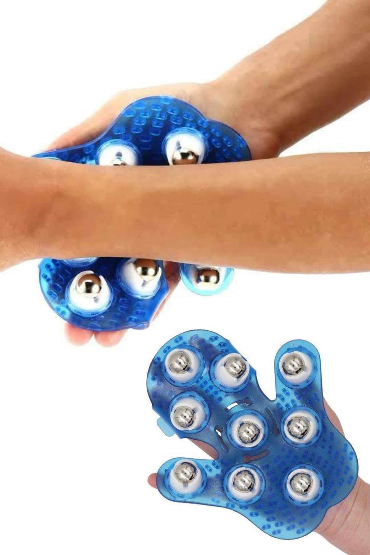 Giyilebiilir Masaj Eldiveni 9 Bilyeli Tüm Vücut Masajına Uygun - Lisinya