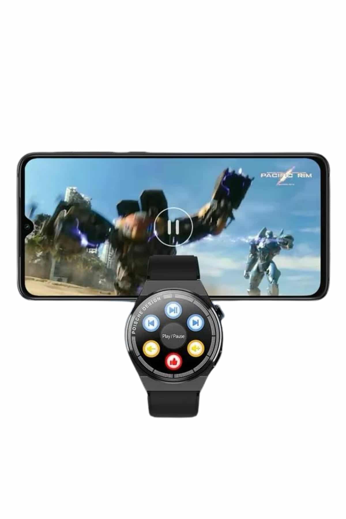 Çoklu Kordon Hediyeli Akıllı Saat Çağrı Cevaplama Müzik Dinleme Dokunmatik Ekran - Lisinya