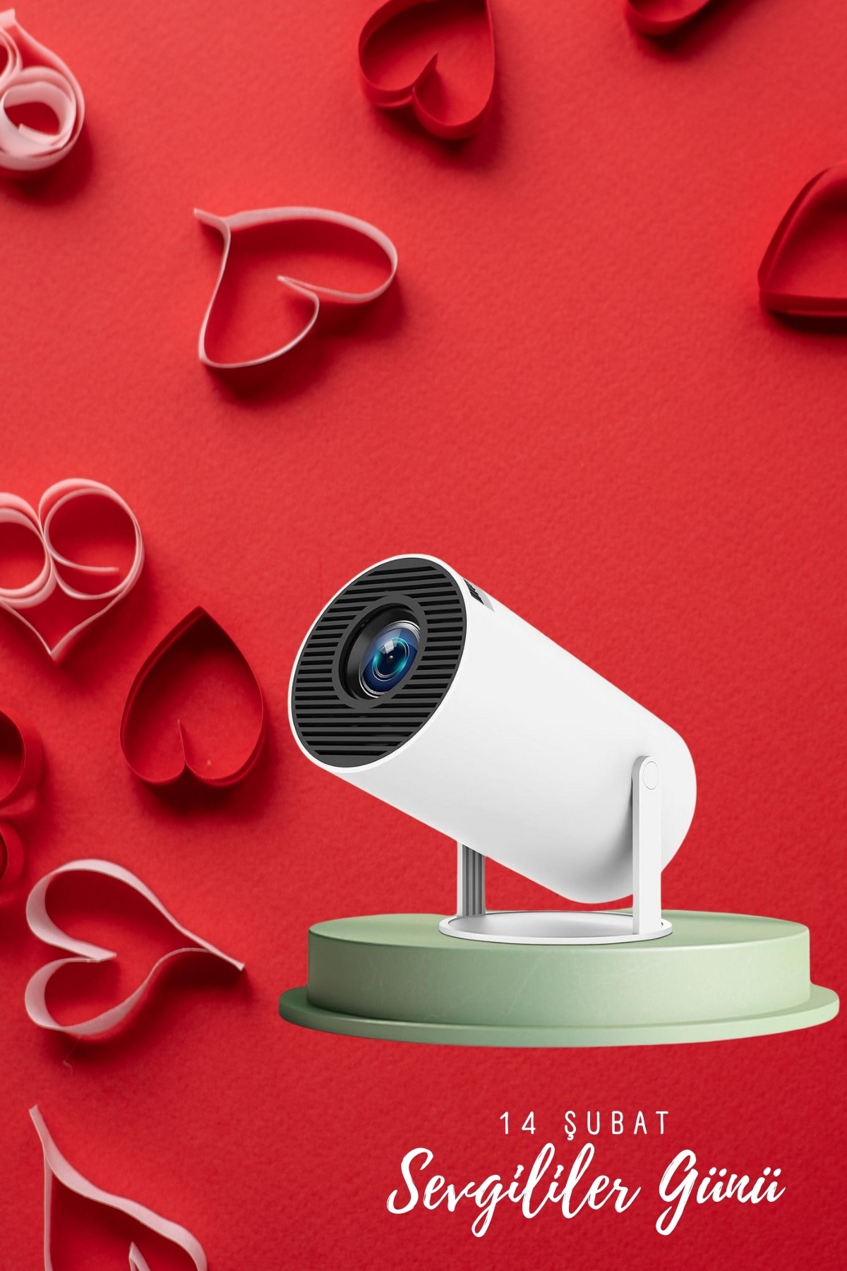 Sevgiliye Özel Hediye Ayaklı Sinema Projektörü Projeksiyon - Lisinya