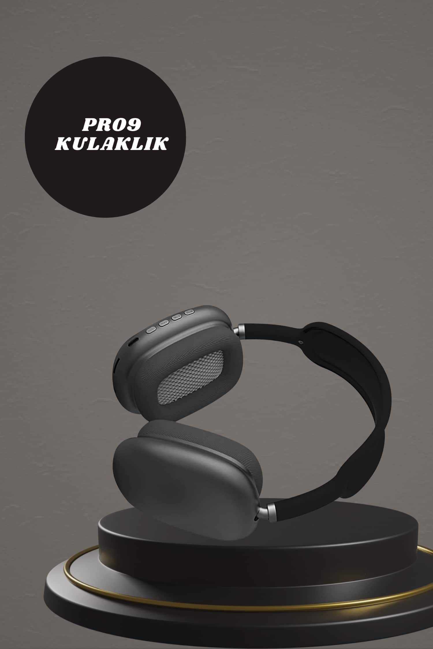 Kulak Üstü Kulaklık Pro9 ve Yeni Nesil Akıllı Saat Android ve İOS Uyumlu ANC Özelliği - Lisinya