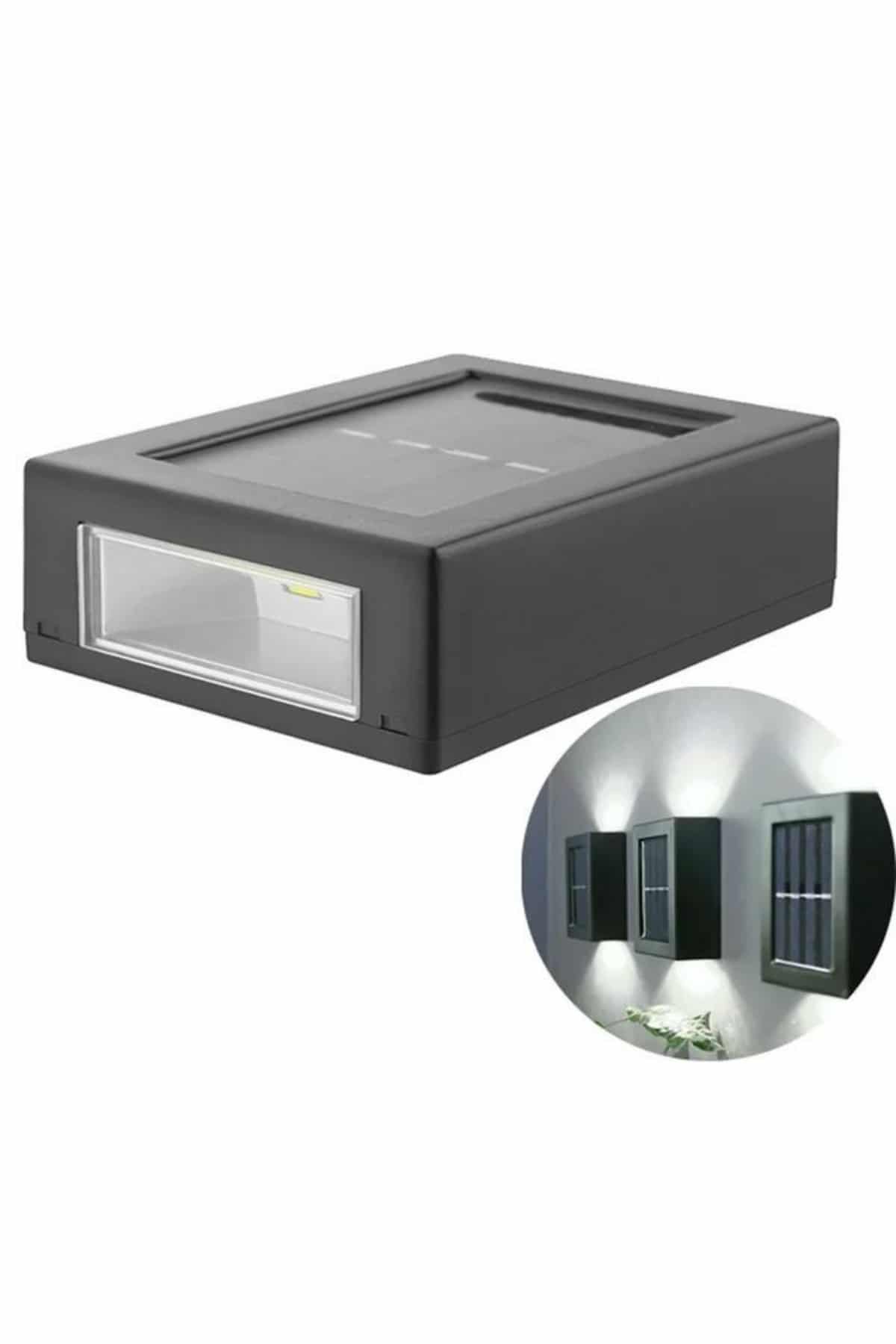 Dekoratif Duvar Lambası Solar Güneş Enerjili Bahçe Aydınlatması - Lisinya