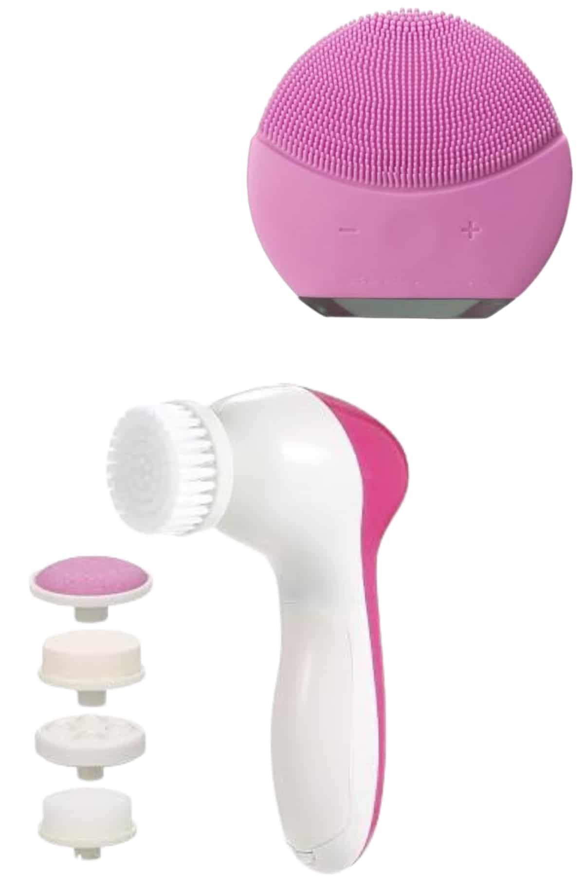 İkili Cilt Bakım Seti 5 Başlıklı Yüz Temizleme ve Masaj Aleti Canlandırıcı ve Onarıcı - Lisinya