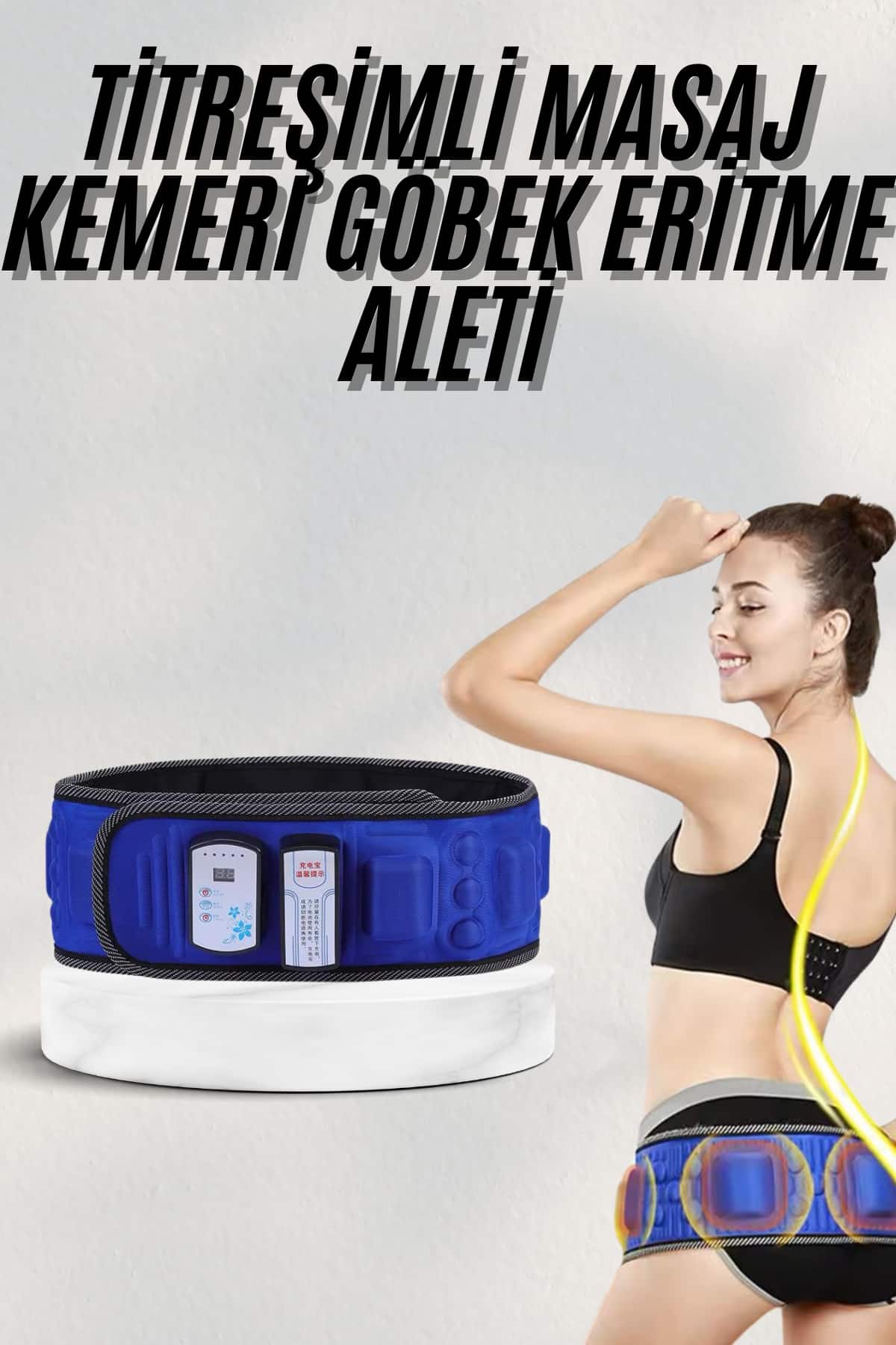 Göbek eritme kemeri 5 motorlu Göbek Eritme Aleti İncelme Korsesi Eritme Zayıflama - Lisinya