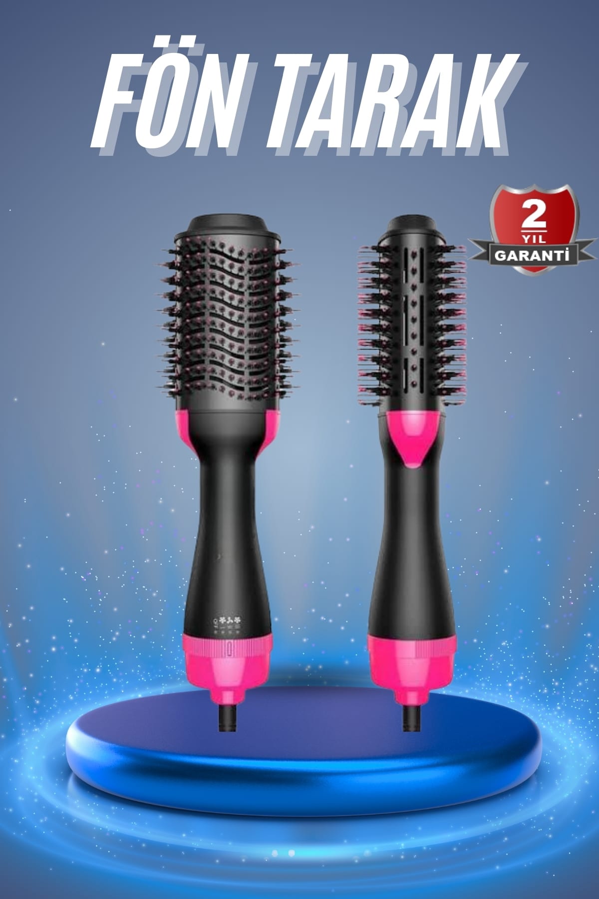 Saç Kurutma Makinesi Saç Düzleştirici Fön Tarak Isı Ayarlı Sıkı Dişli - Lisinya